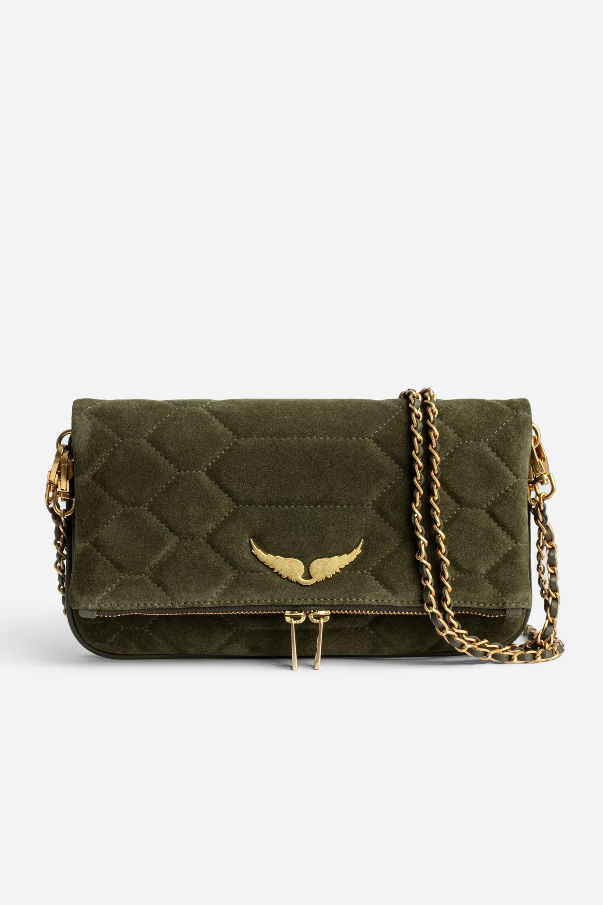 Femmes Zadig & Voltaire Sacs A Bandoulière^Pochette En Daim Matelasse Rock