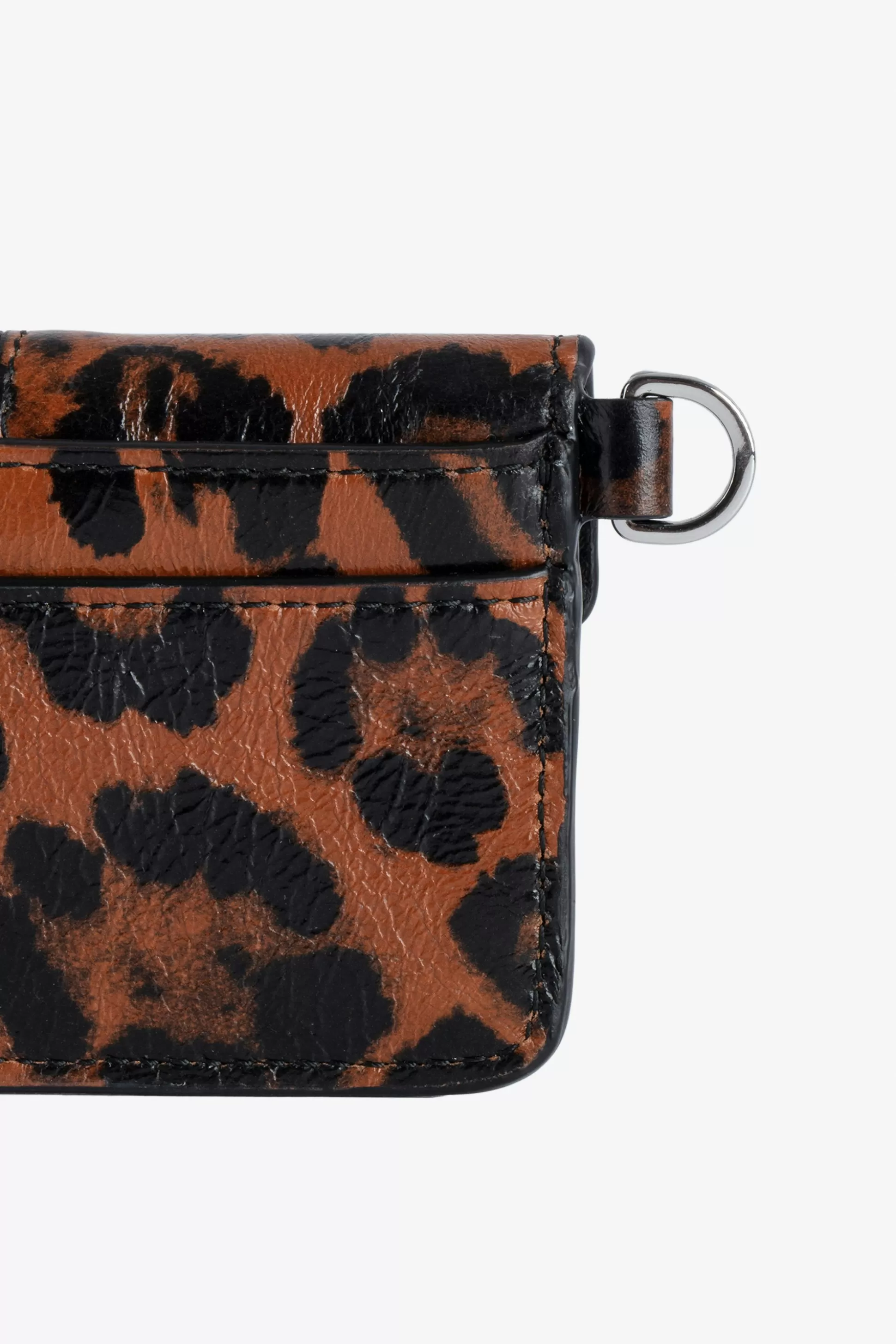 Femmes Zadig & Voltaire Portefeuilles Et Porte-Monnaie^Porte-Carte Leopard Borderline Pass