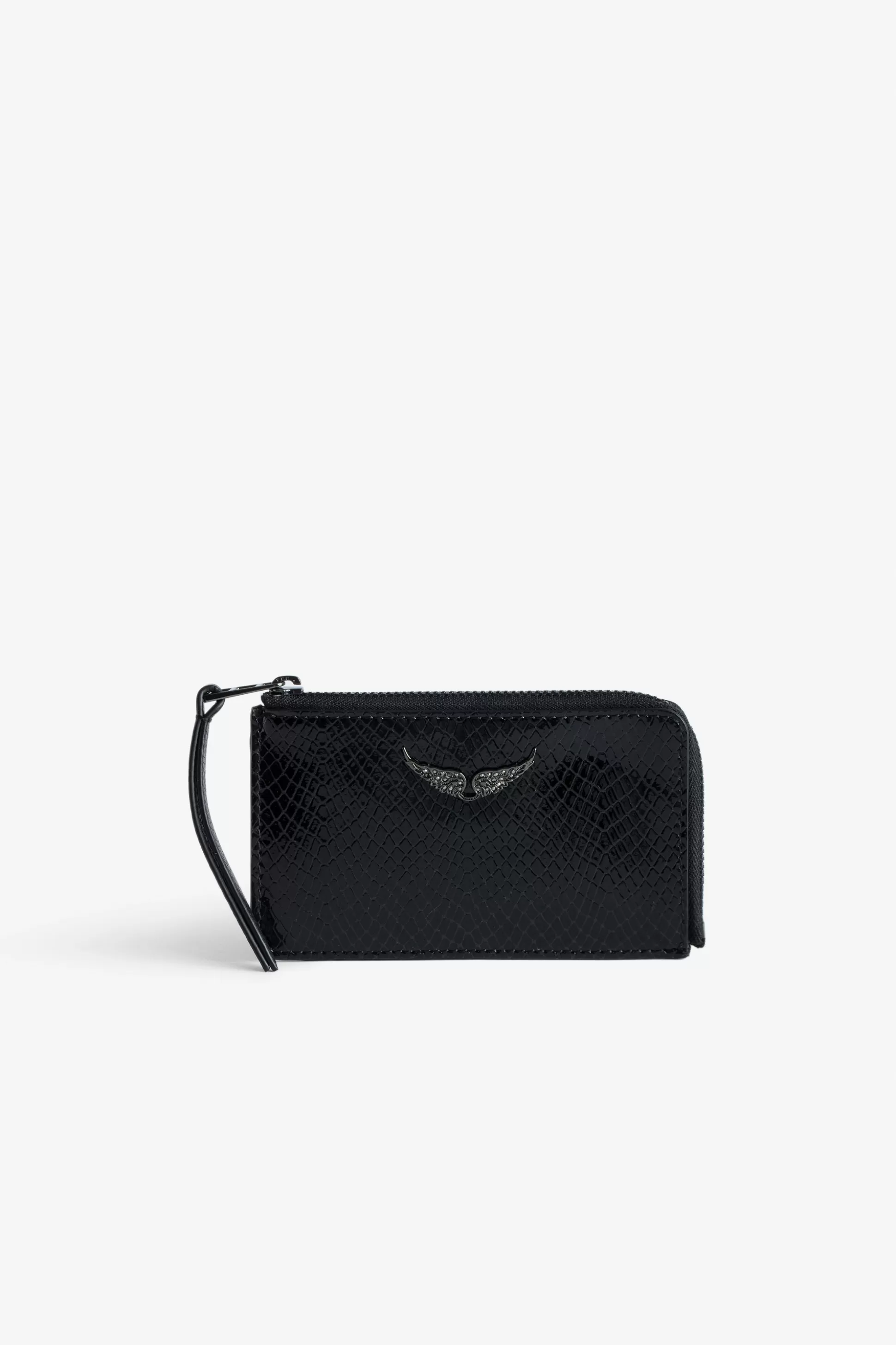 Femmes Zadig & Voltaire Portefeuilles Et Porte-Monnaie^Porte-Cartes En Relief Sauvage Brillant Zv Card