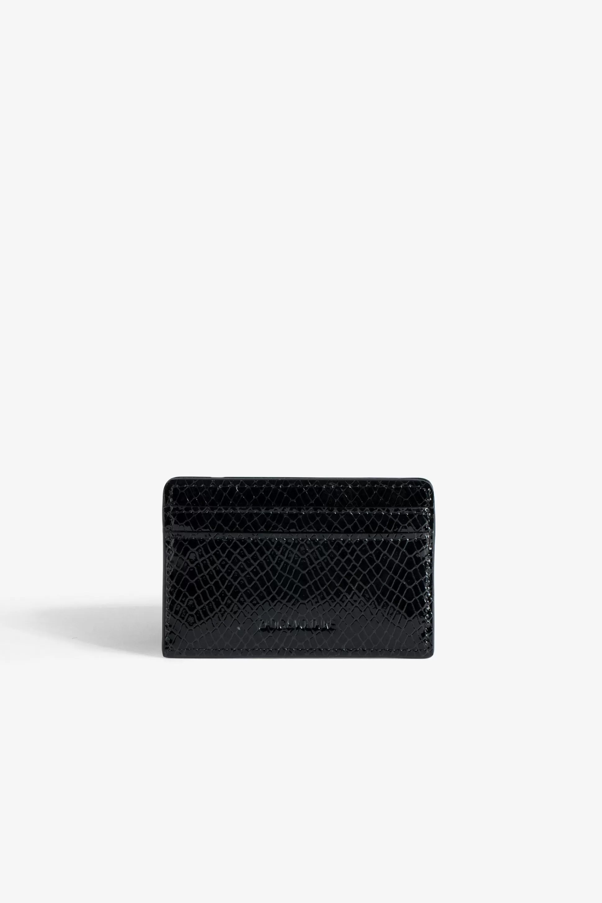 Femmes Zadig & Voltaire Portefeuilles Et Porte-Monnaie^Porte-Cartes En Relief Sauvage Brillant Zv Pass