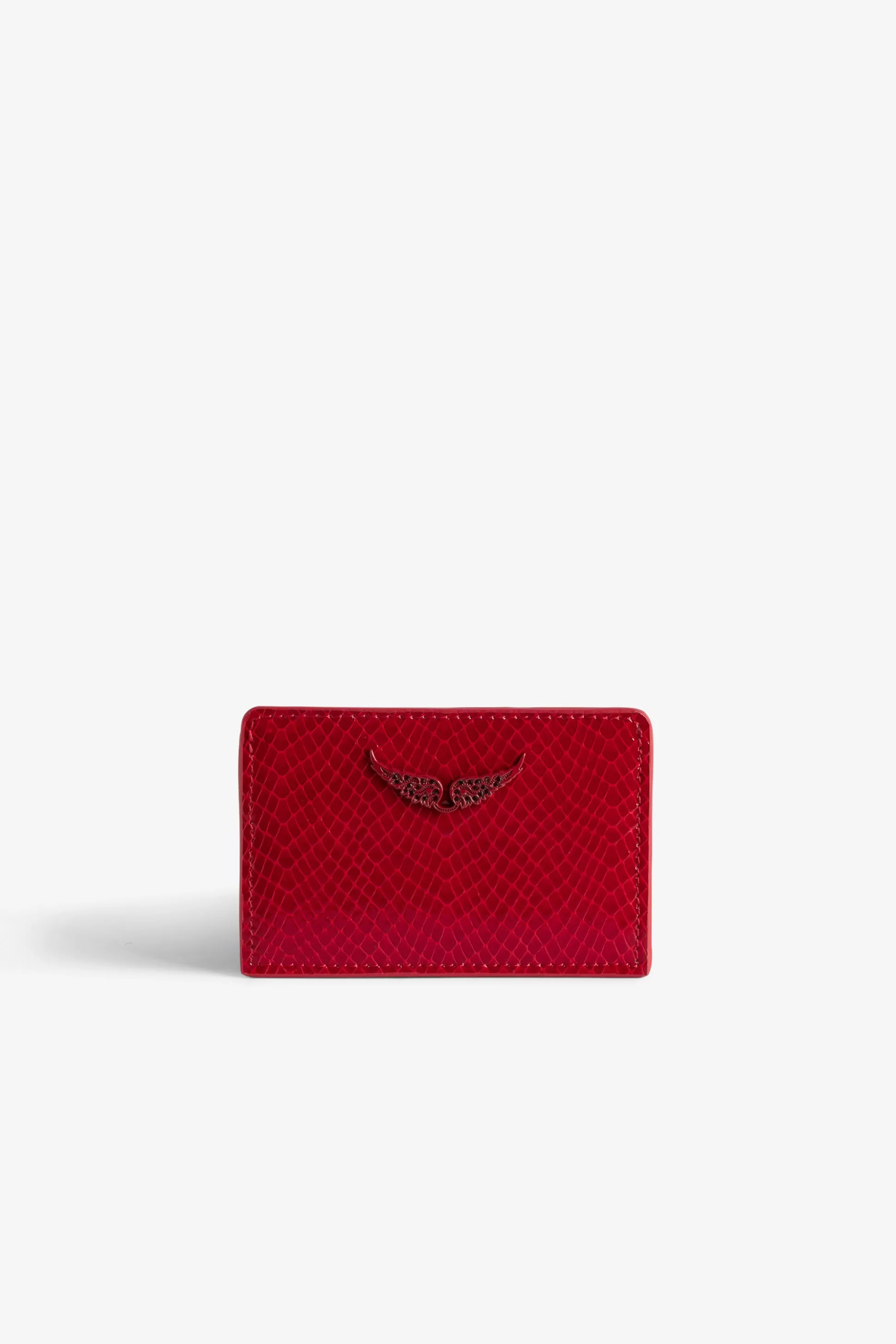 Femmes Zadig & Voltaire Portefeuilles Et Porte-Monnaie^Porte-Cartes En Relief Sauvage Brillant Zv Pass