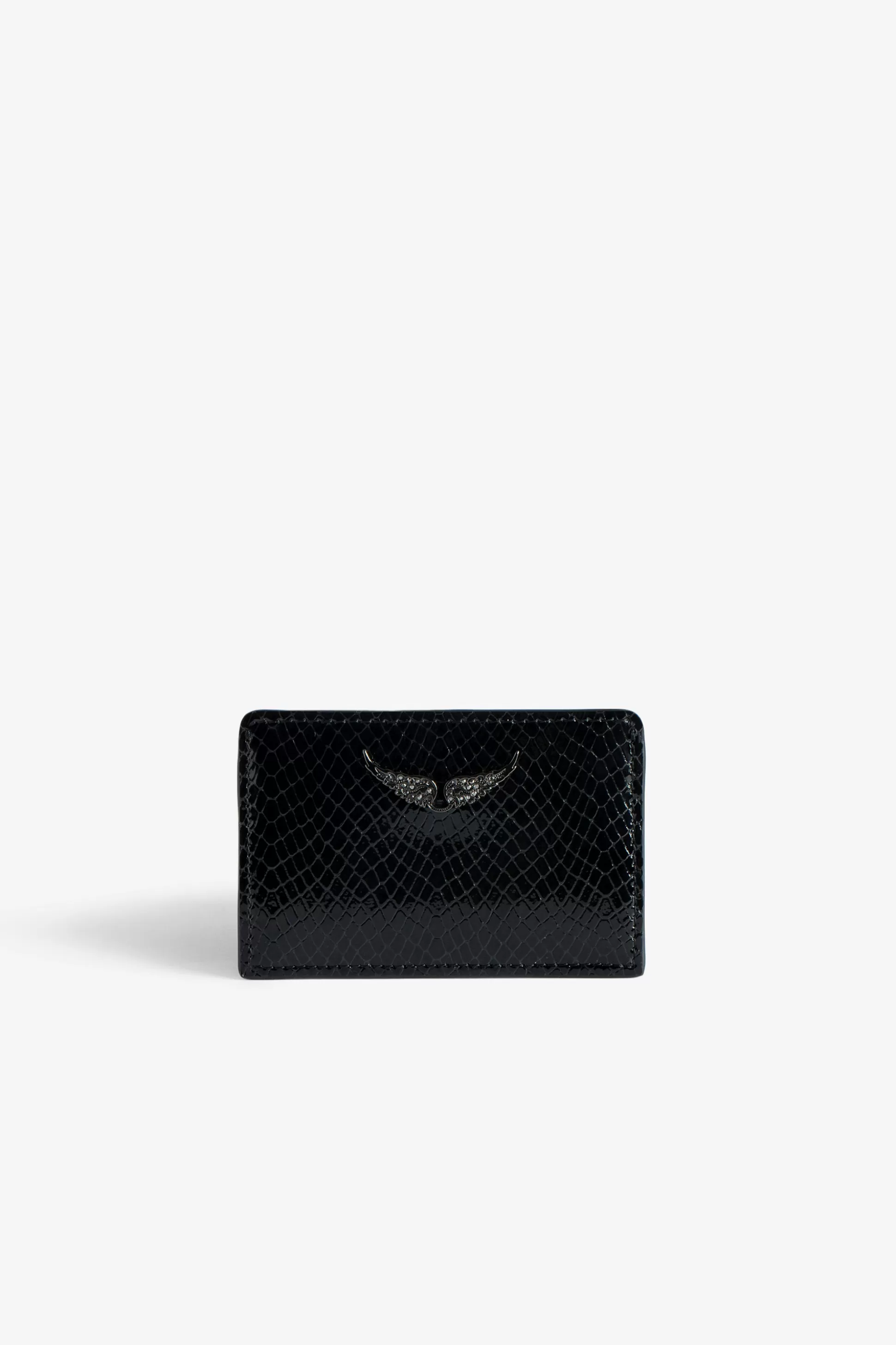 Femmes Zadig & Voltaire Portefeuilles Et Porte-Monnaie^Porte-Cartes En Relief Sauvage Brillant Zv Pass