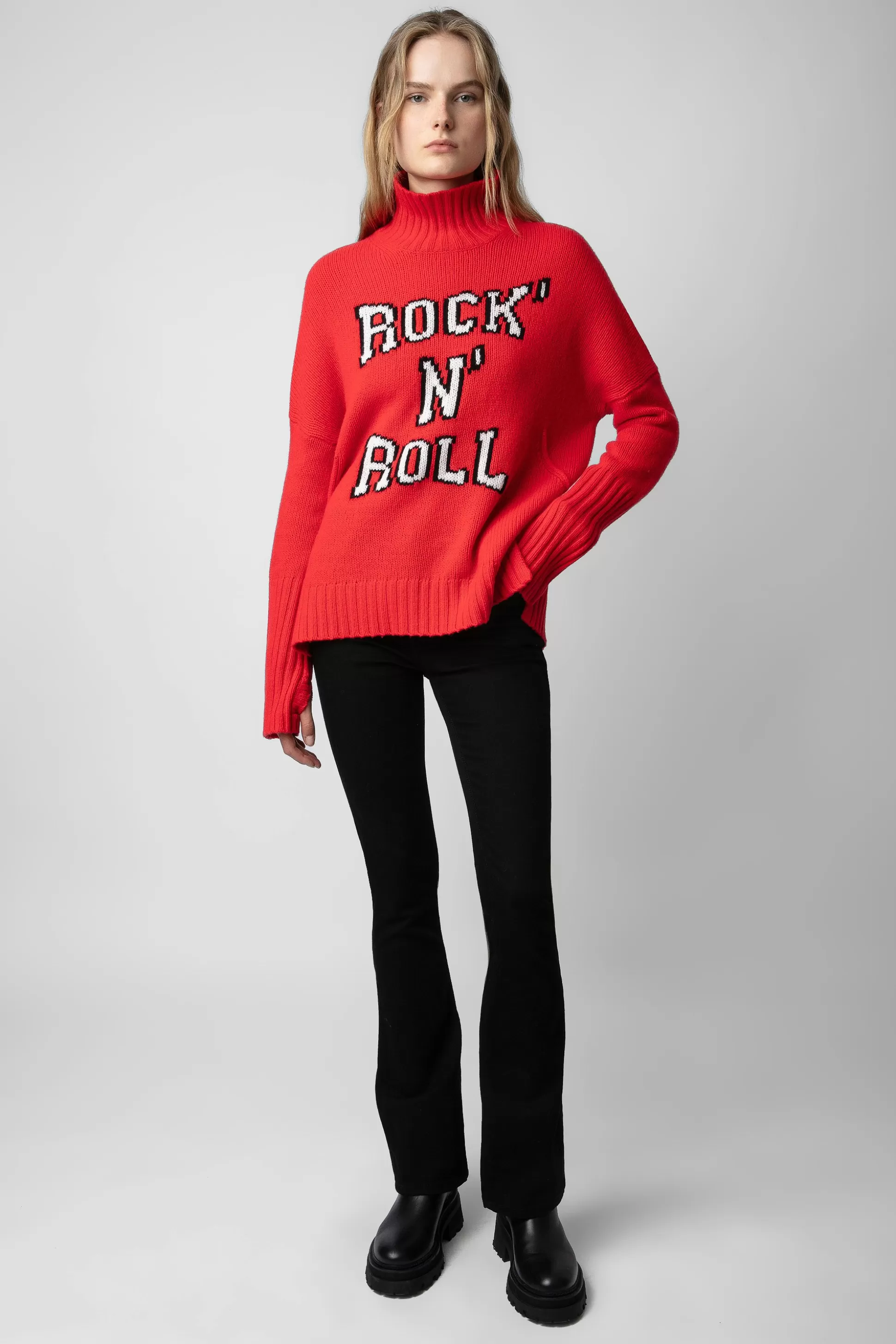 Femmes Zadig & Voltaire Pulls Et Gilets^Pull Alma Rock N Roll