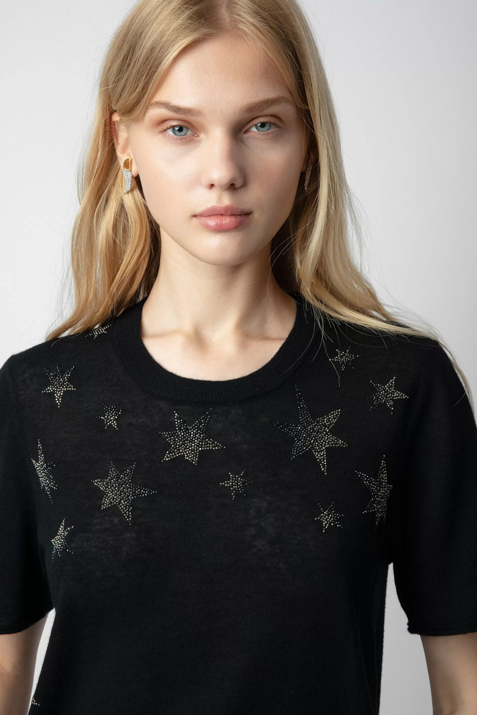 Femmes Zadig & Voltaire Pulls Et Gilets^Pull Cachemire Ida Etoiles Strass