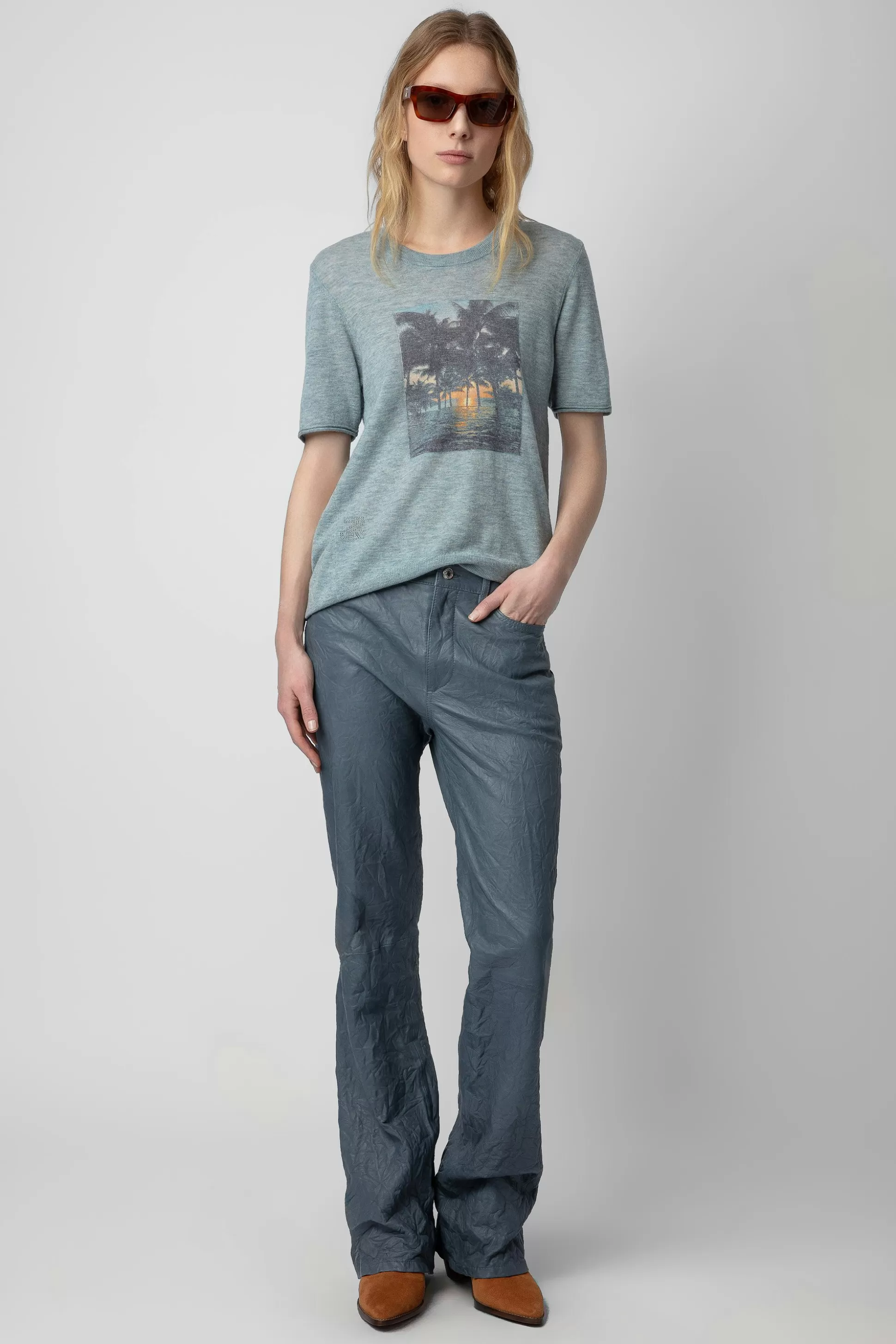 Femmes Zadig & Voltaire Pulls Et Gilets^Pull En Cachemire A Imprime Photo Ida