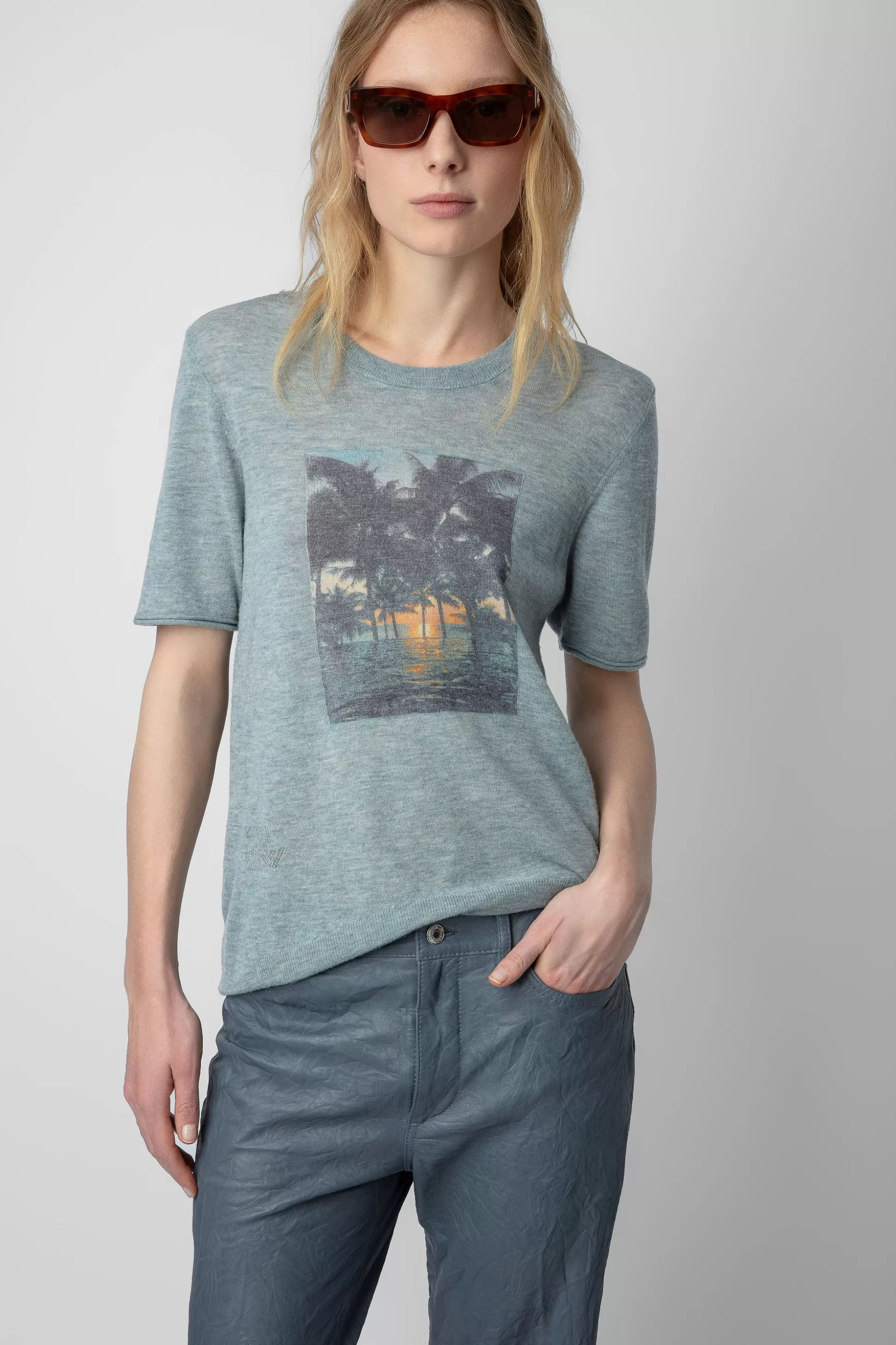 Femmes Zadig & Voltaire Pulls Et Gilets^Pull En Cachemire A Imprime Photo Ida