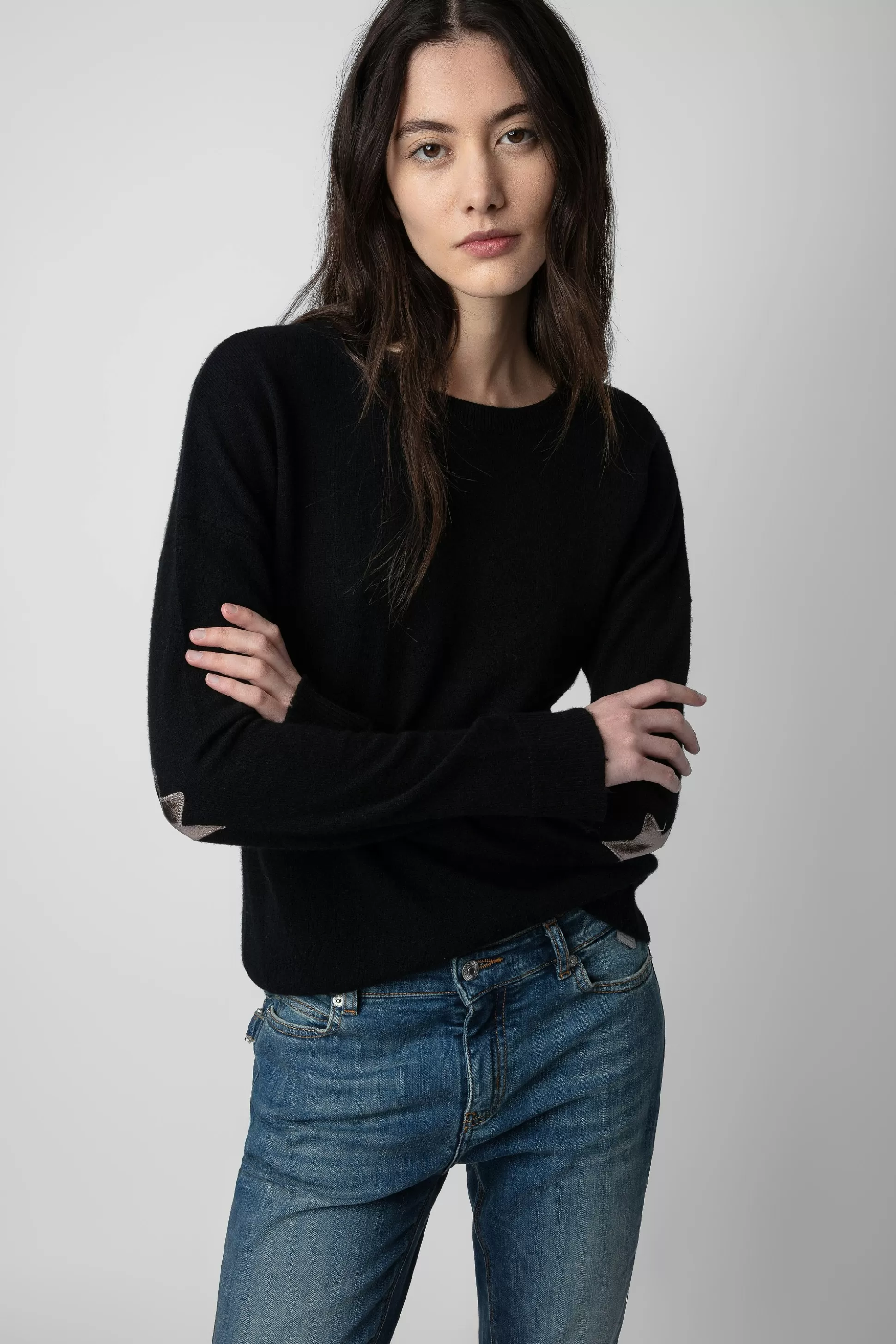 Femmes Zadig & Voltaire Pulls Et Gilets^Pull En Cachemire A Patch Cici