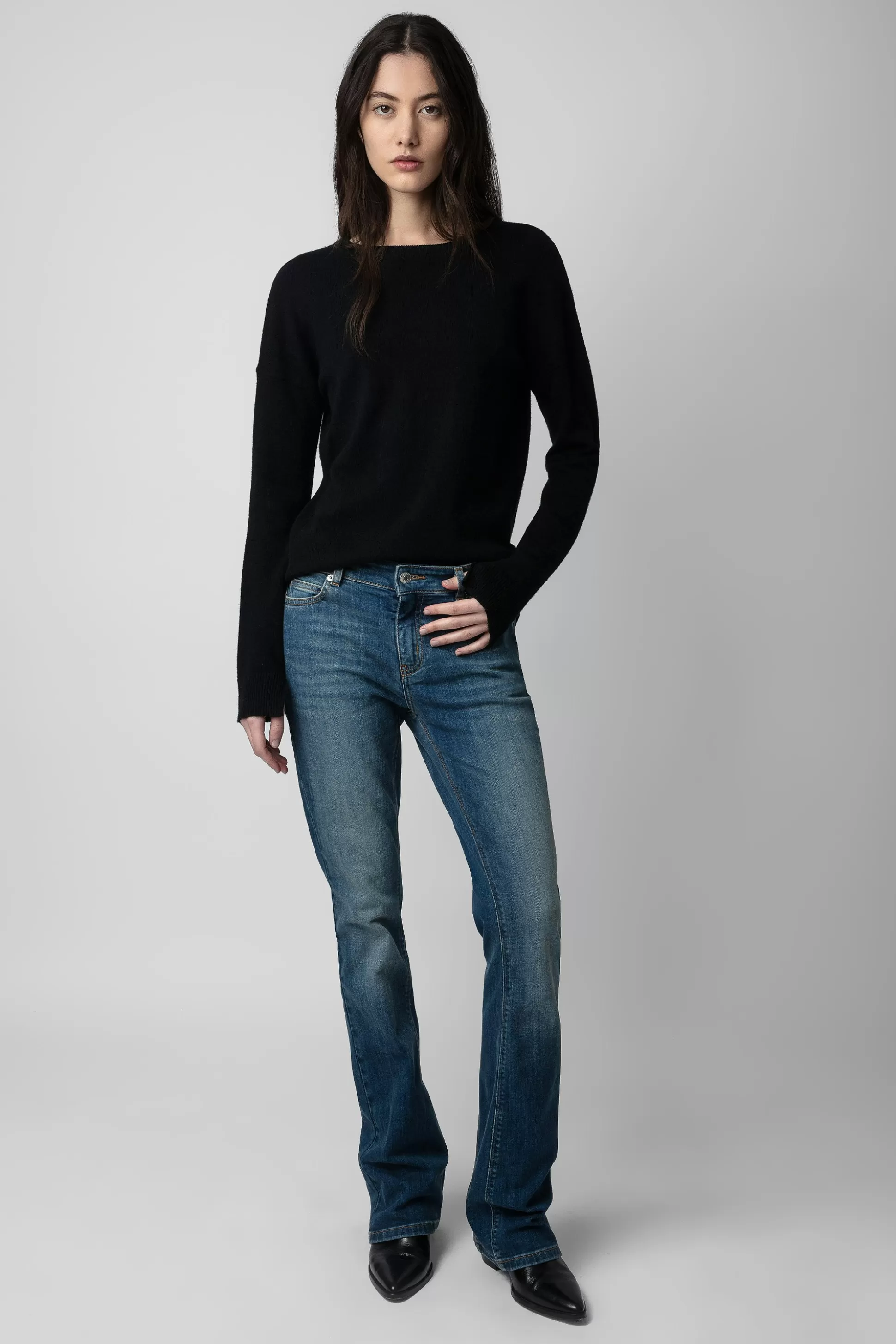 Femmes Zadig & Voltaire Pulls Et Gilets^Pull En Cachemire A Patch Cici