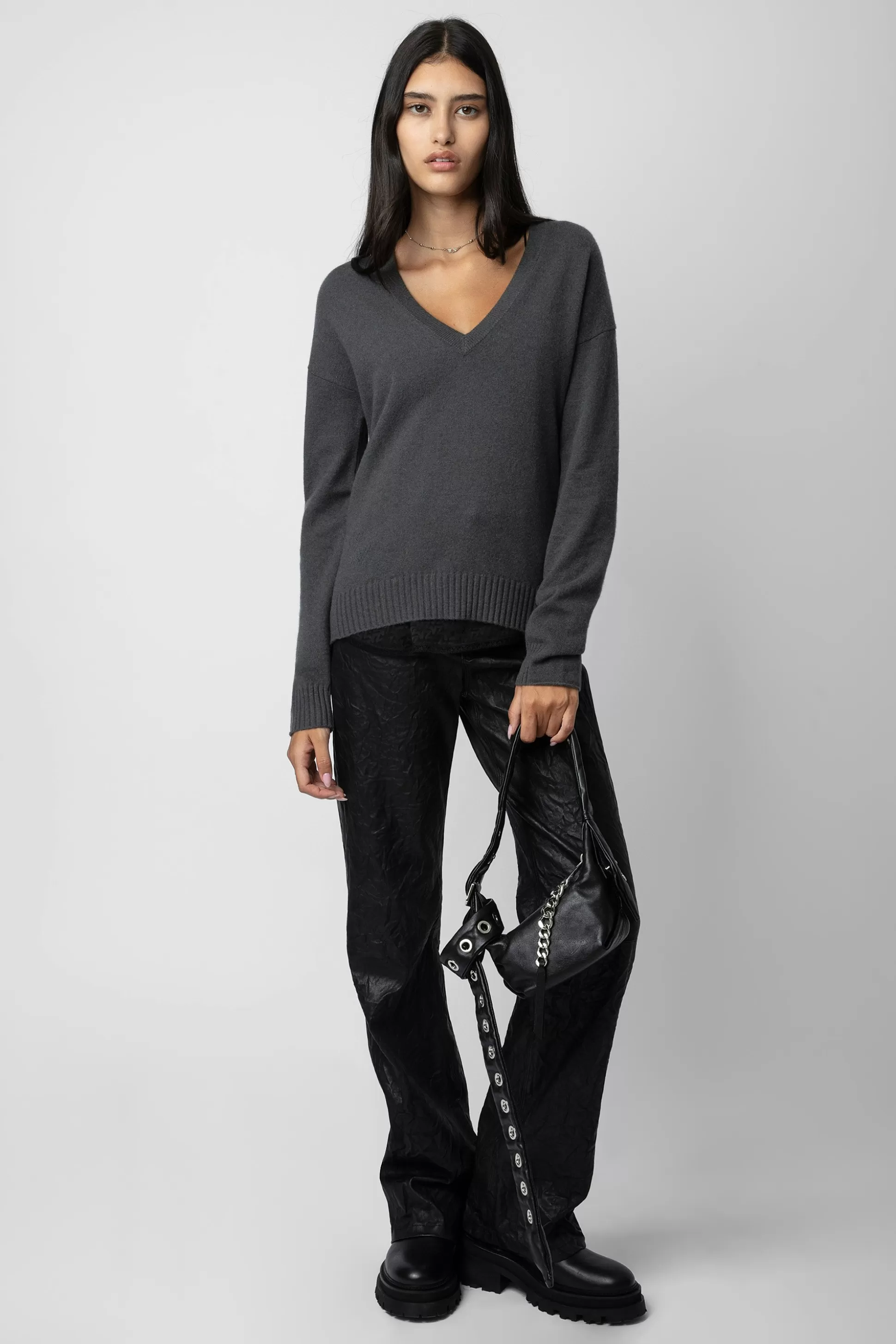 Femmes Zadig & Voltaire Pulls Et Gilets^Pull En Cachemire A Patch Vivi