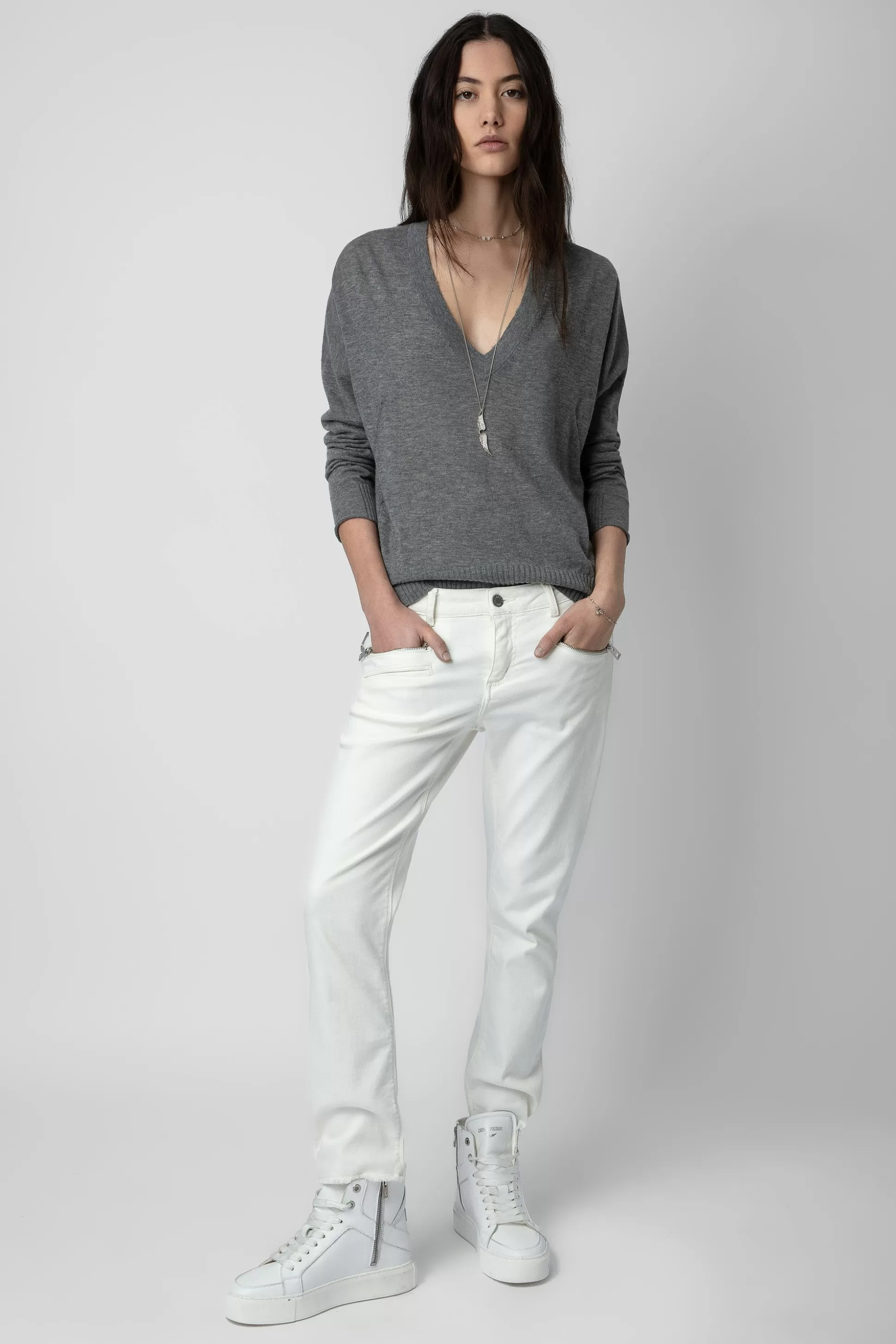 Femmes Zadig & Voltaire Pulls Et Gilets^Pull En Cachemire Brumy