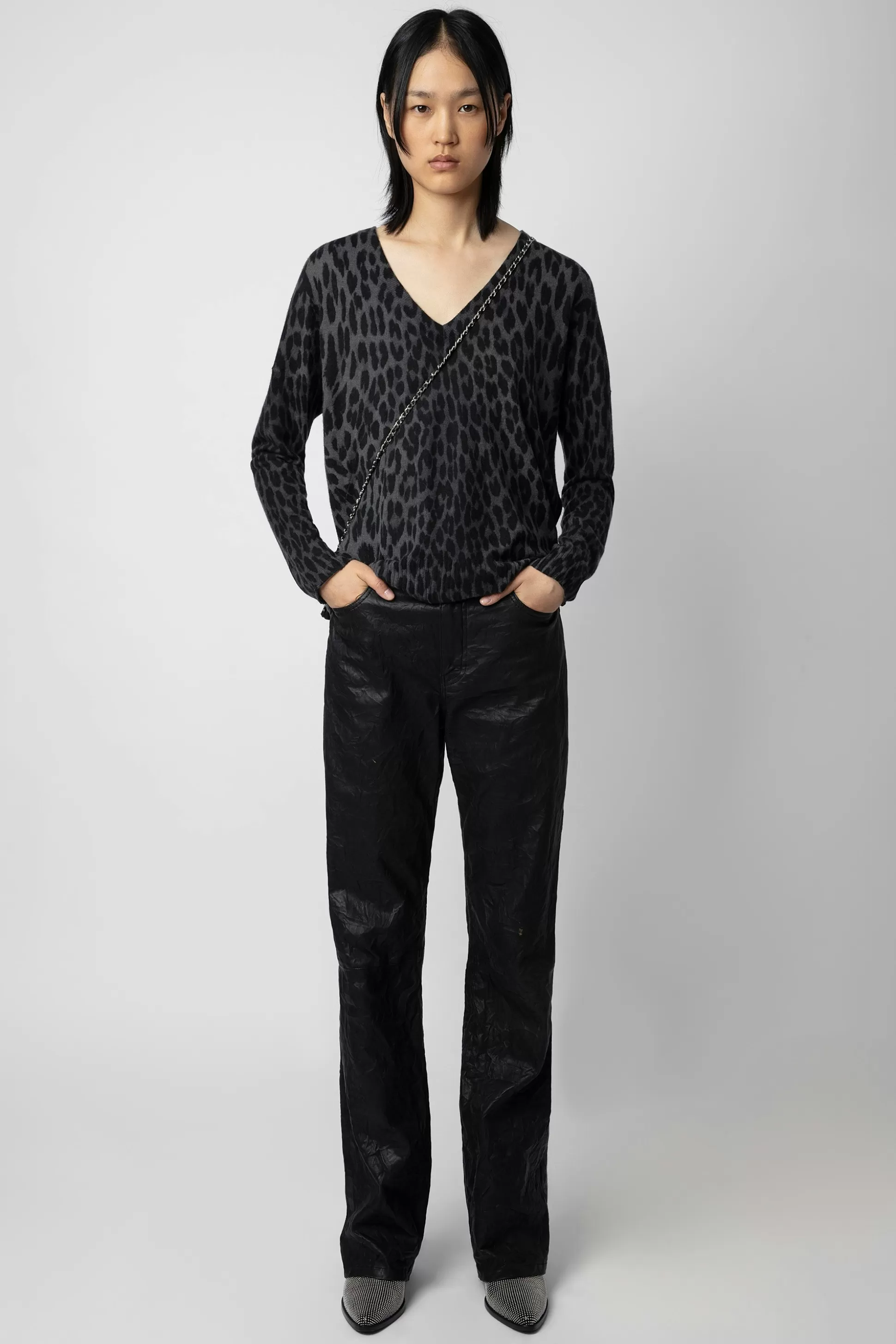 Femmes Zadig & Voltaire Pulls Et Gilets^Pull En Cachemire Leopard Brumy
