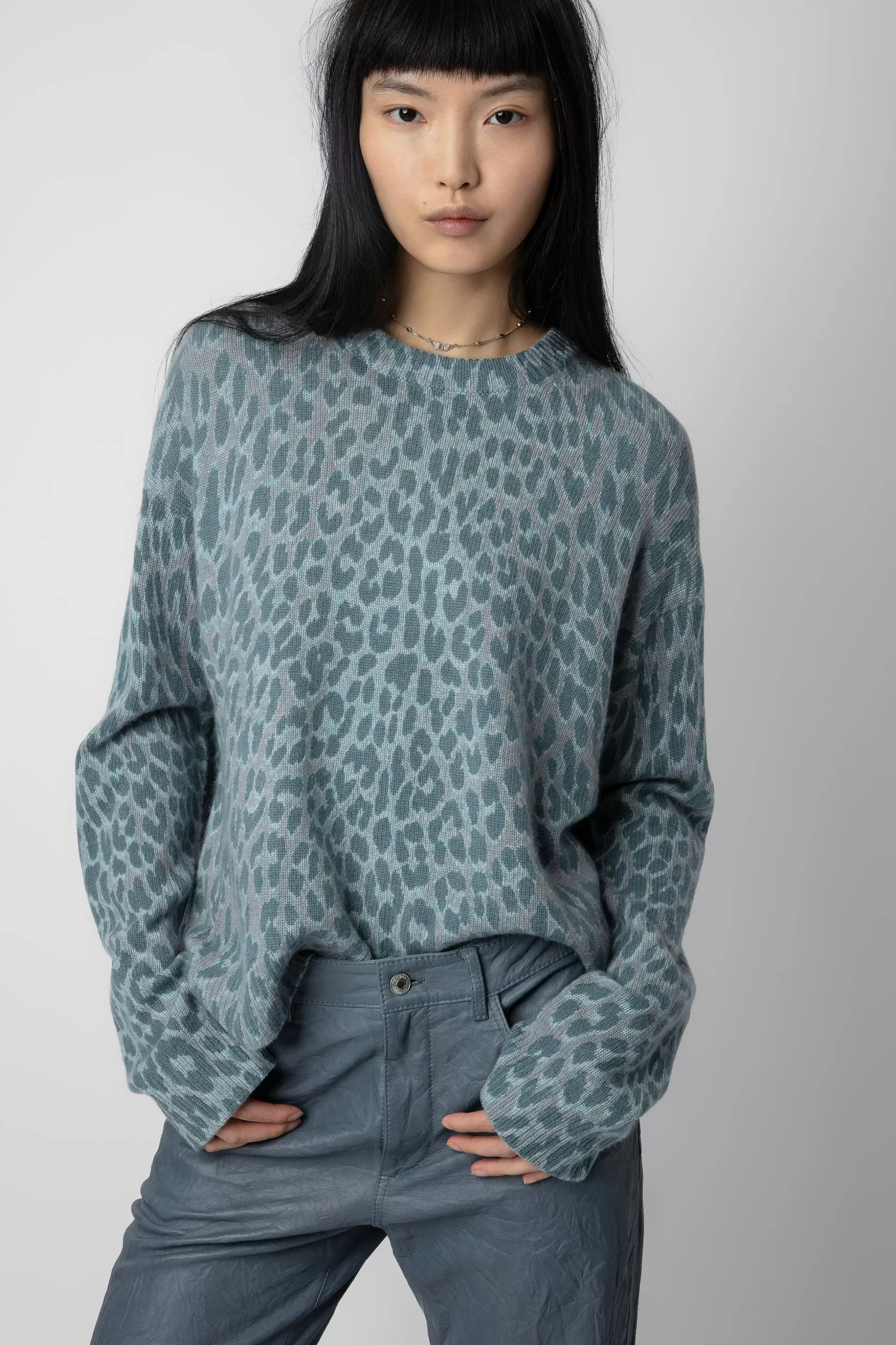 Femmes Zadig & Voltaire Pulls Et Gilets^Pull En Cachemire Leopard Markus