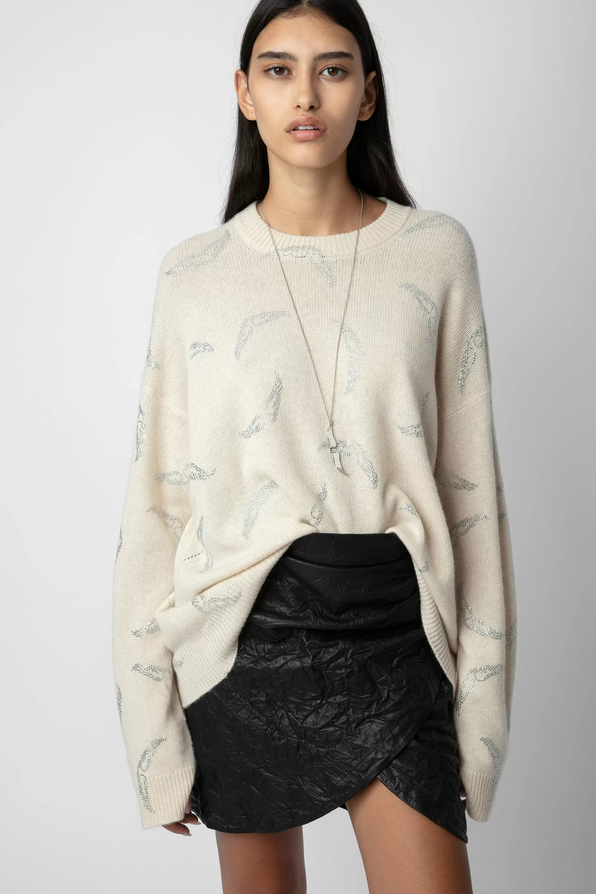 Femmes Zadig & Voltaire Pulls Et Gilets^Pull En Cachemire Markus A Strass