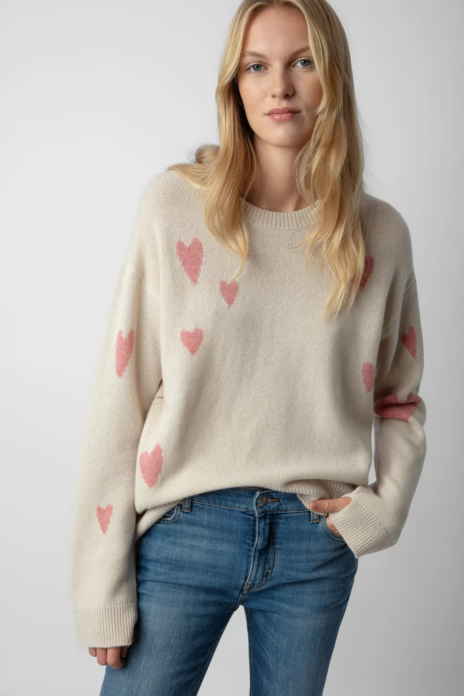 Femmes Zadig & Voltaire Pulls Et Gilets^Pull En Cachemire Markus Heart