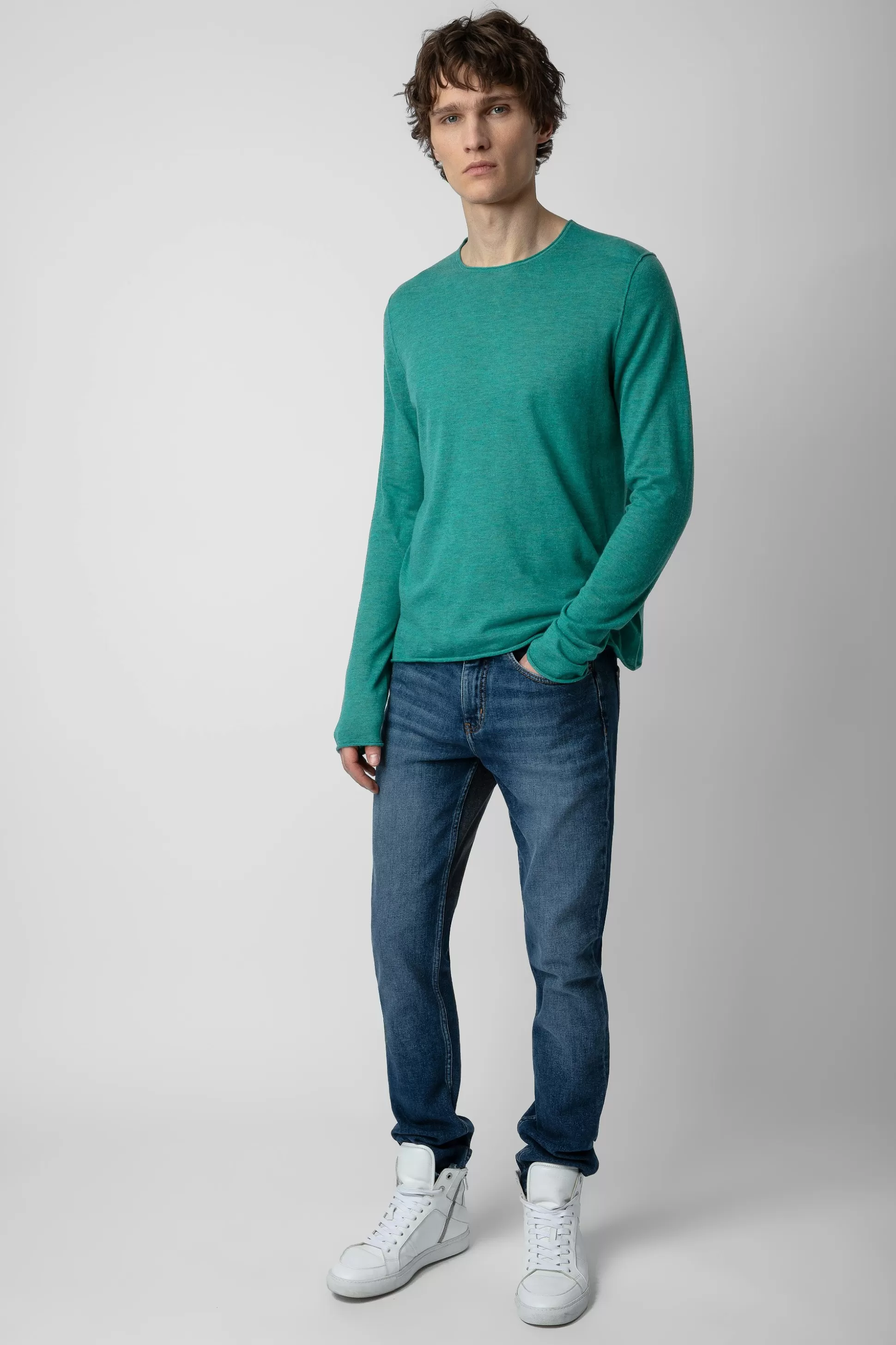 Hommes Zadig & Voltaire Pulls Et Gilets^Pull En Cachemire Teiss