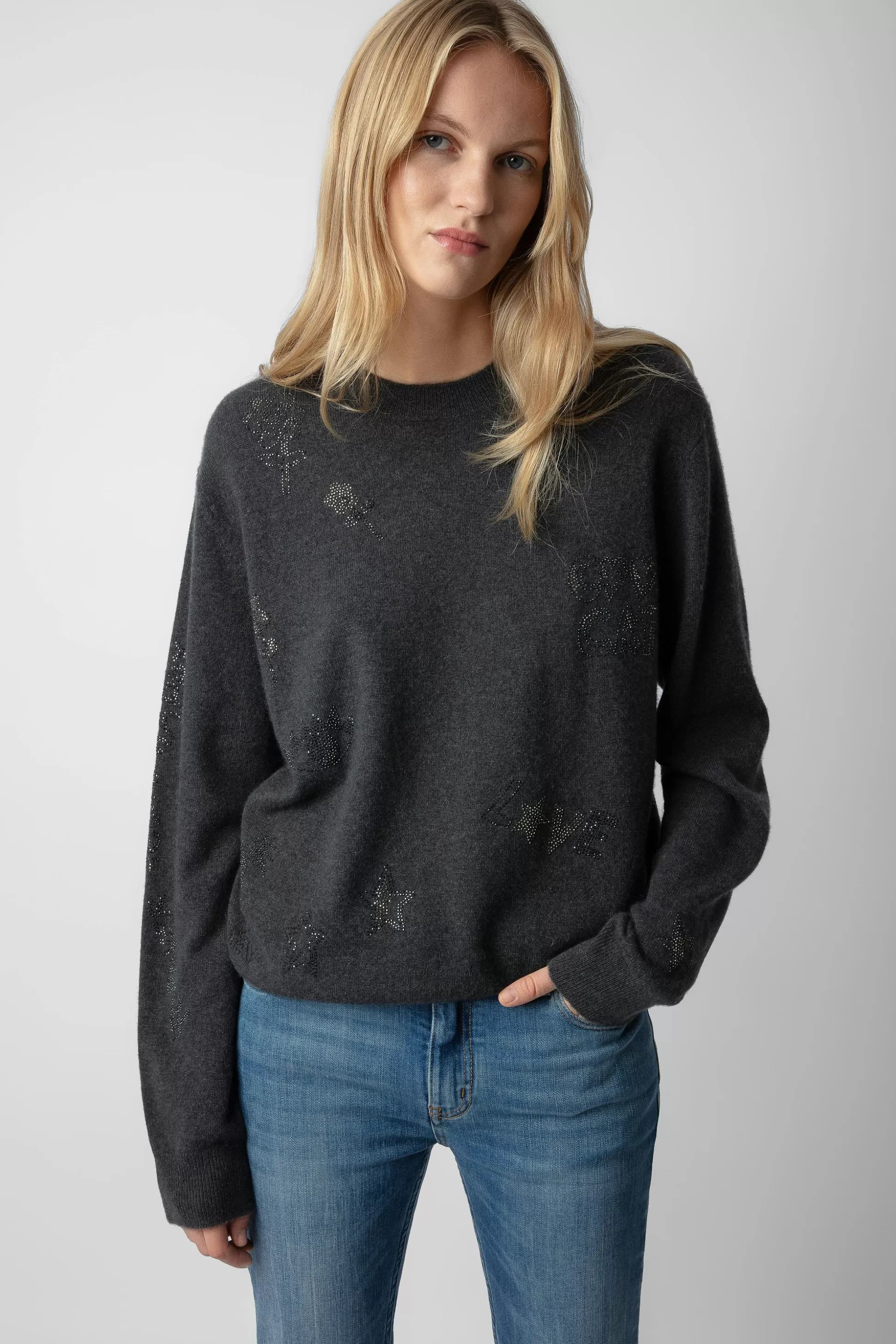 Femmes Zadig & Voltaire Pulls Et Gilets^Pull Pravis En Cachemire A Strass