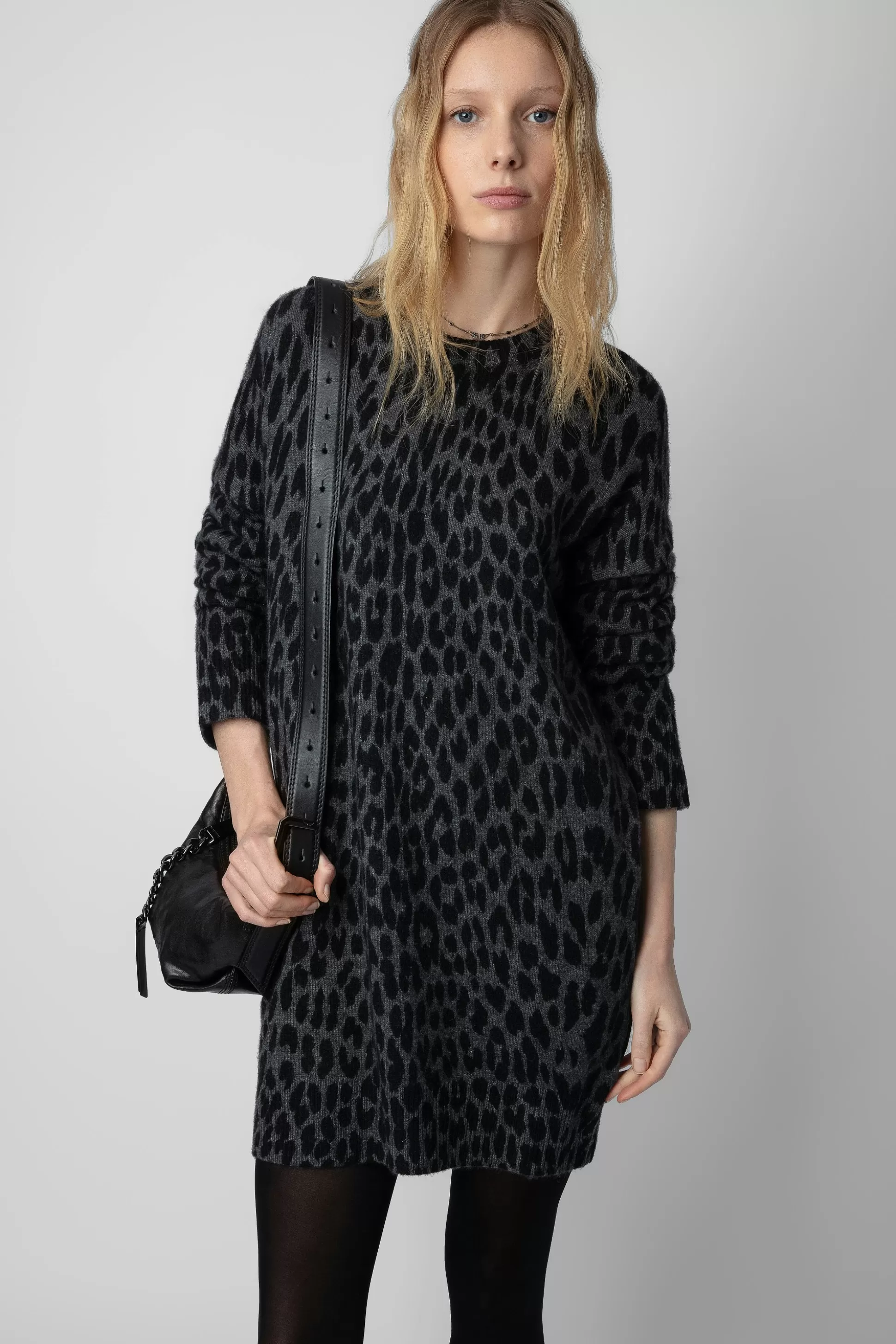 Femmes Zadig & Voltaire Robes Et Jupes^Robe En Cachemire Leopard Malia
