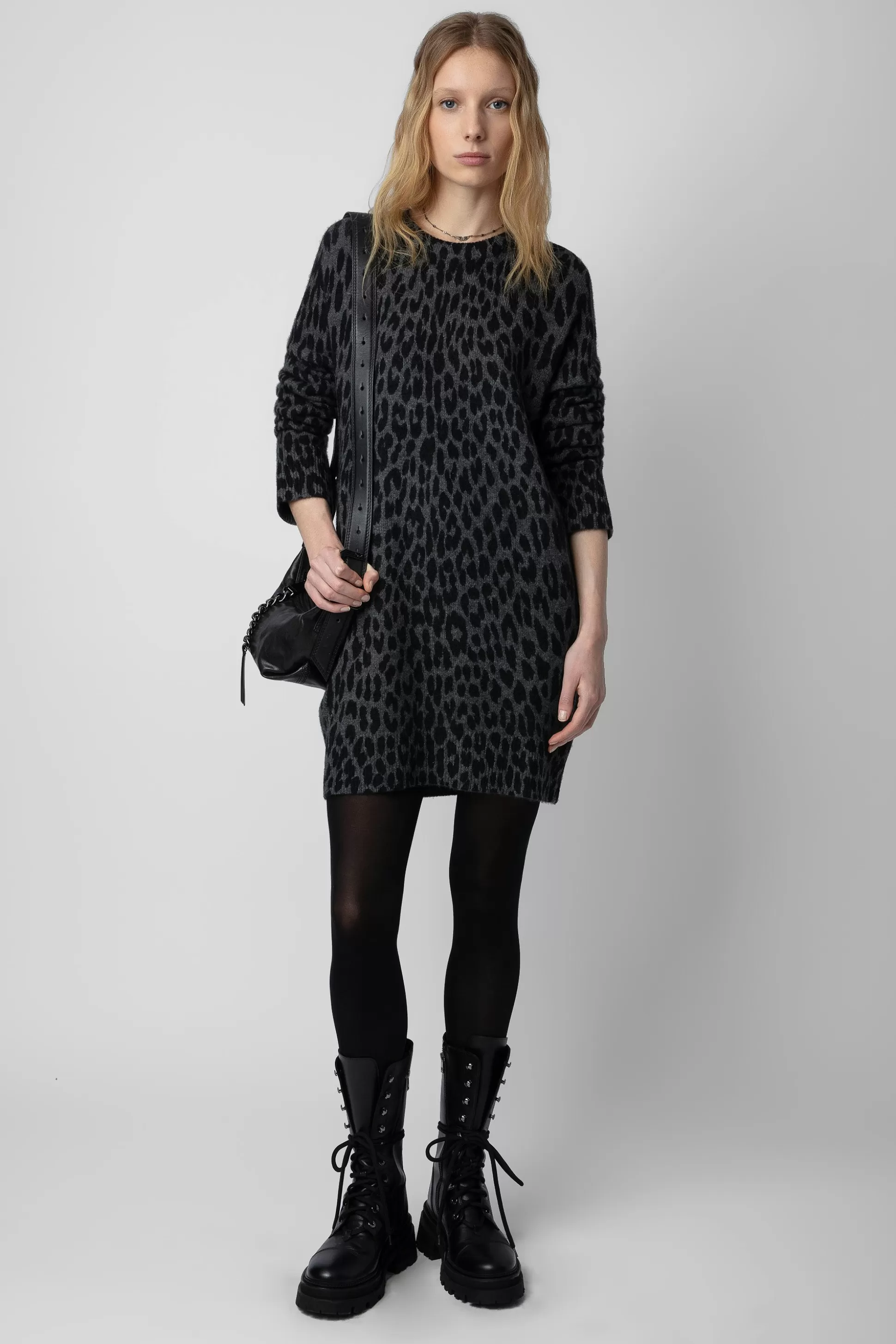Femmes Zadig & Voltaire Robes Et Jupes^Robe En Cachemire Leopard Malia