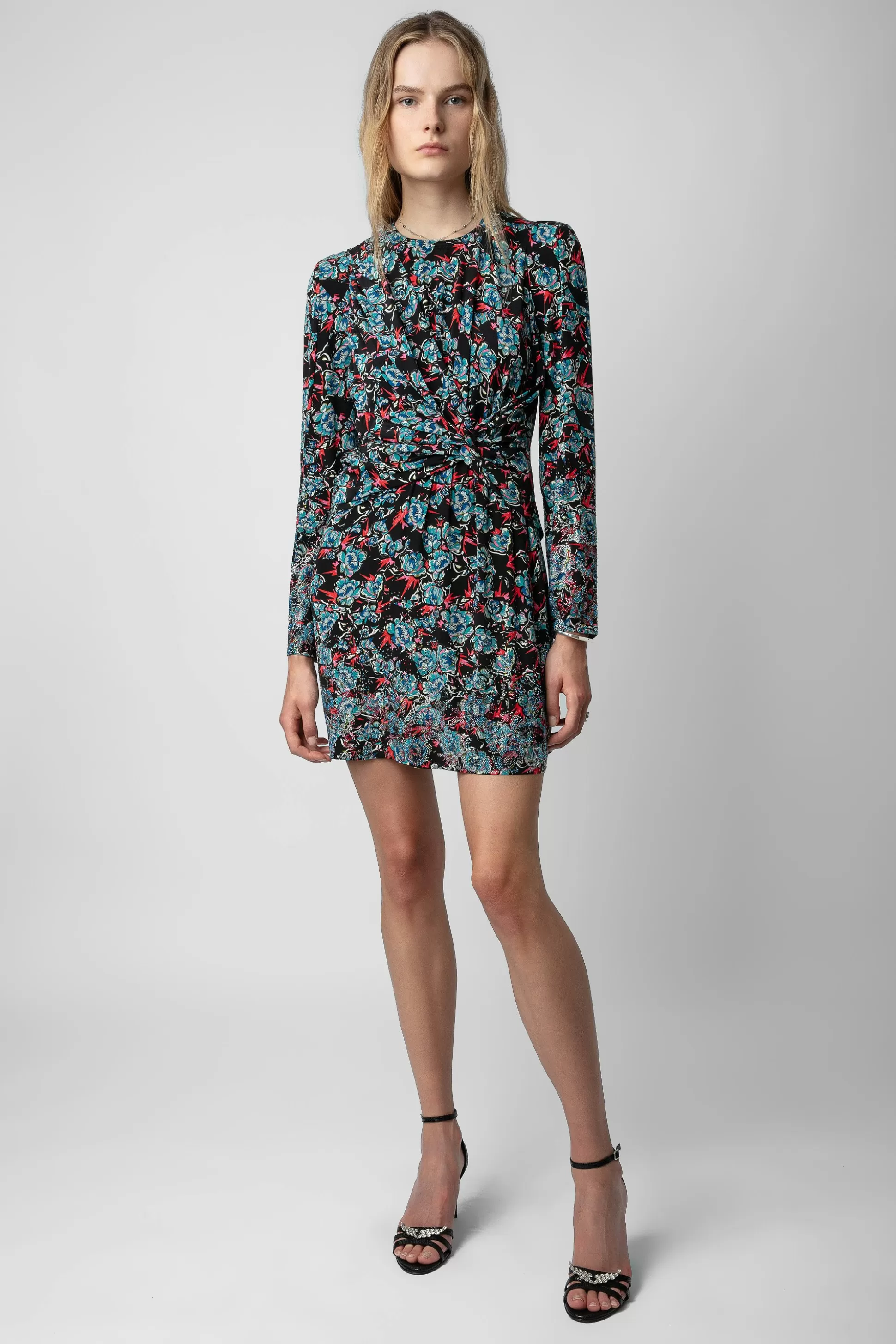 Femmes Zadig & Voltaire Robes Et Jupes^Robe En Soie A Strass Radar Thunder