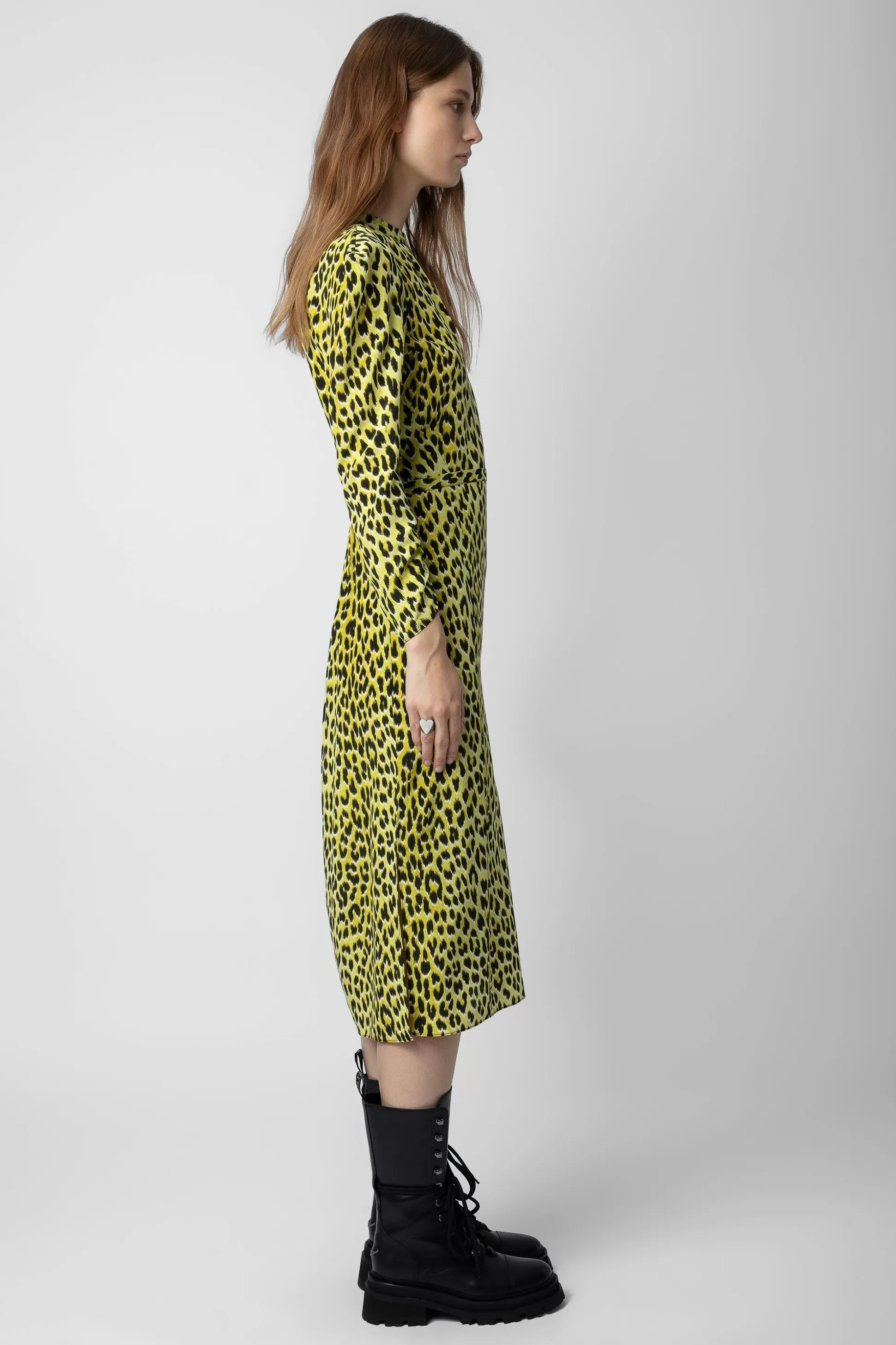 Femmes Zadig & Voltaire Robes Et Jupes^Robe En Soie Leopard Racyl