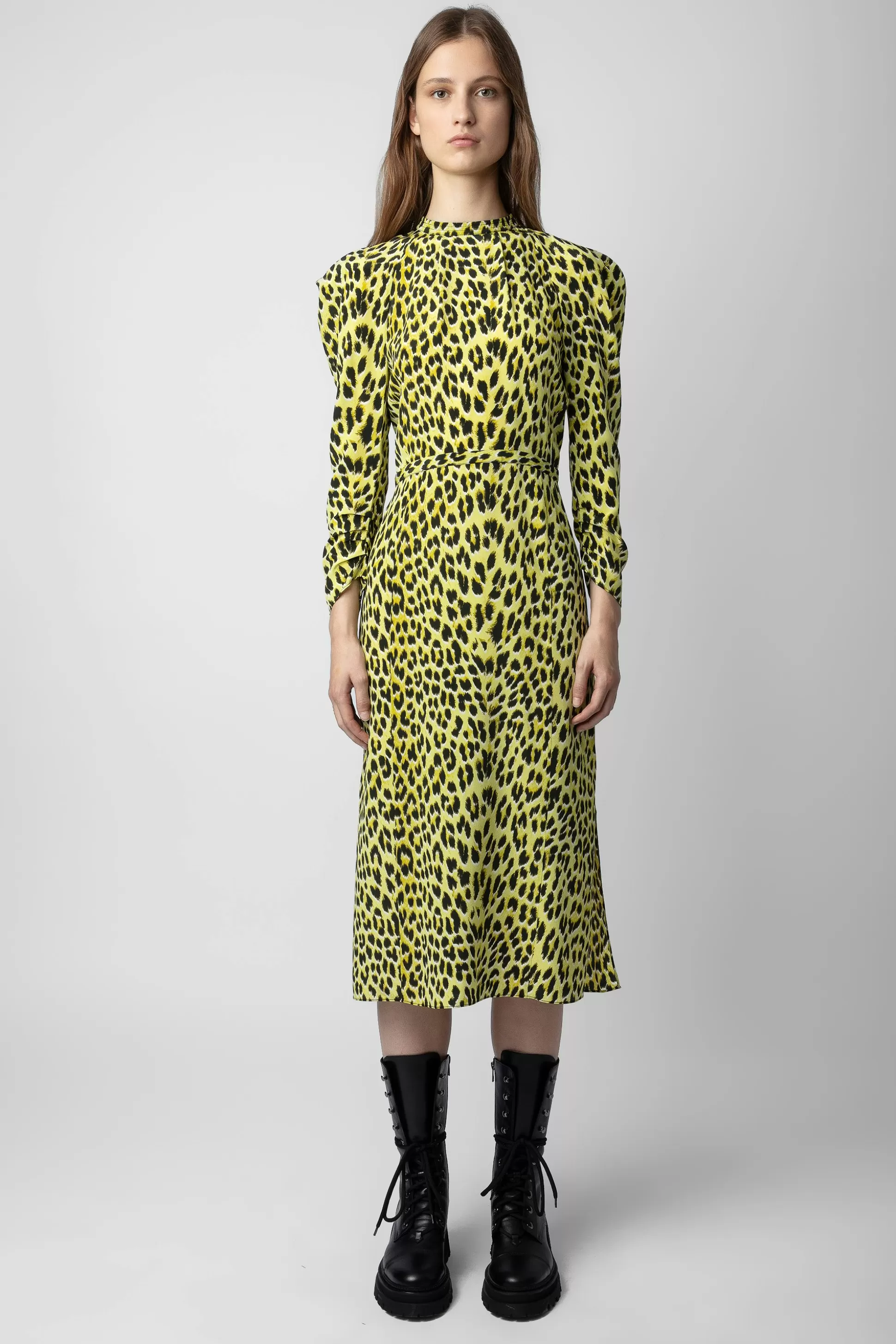 Femmes Zadig & Voltaire Robes Et Jupes^Robe En Soie Leopard Racyl
