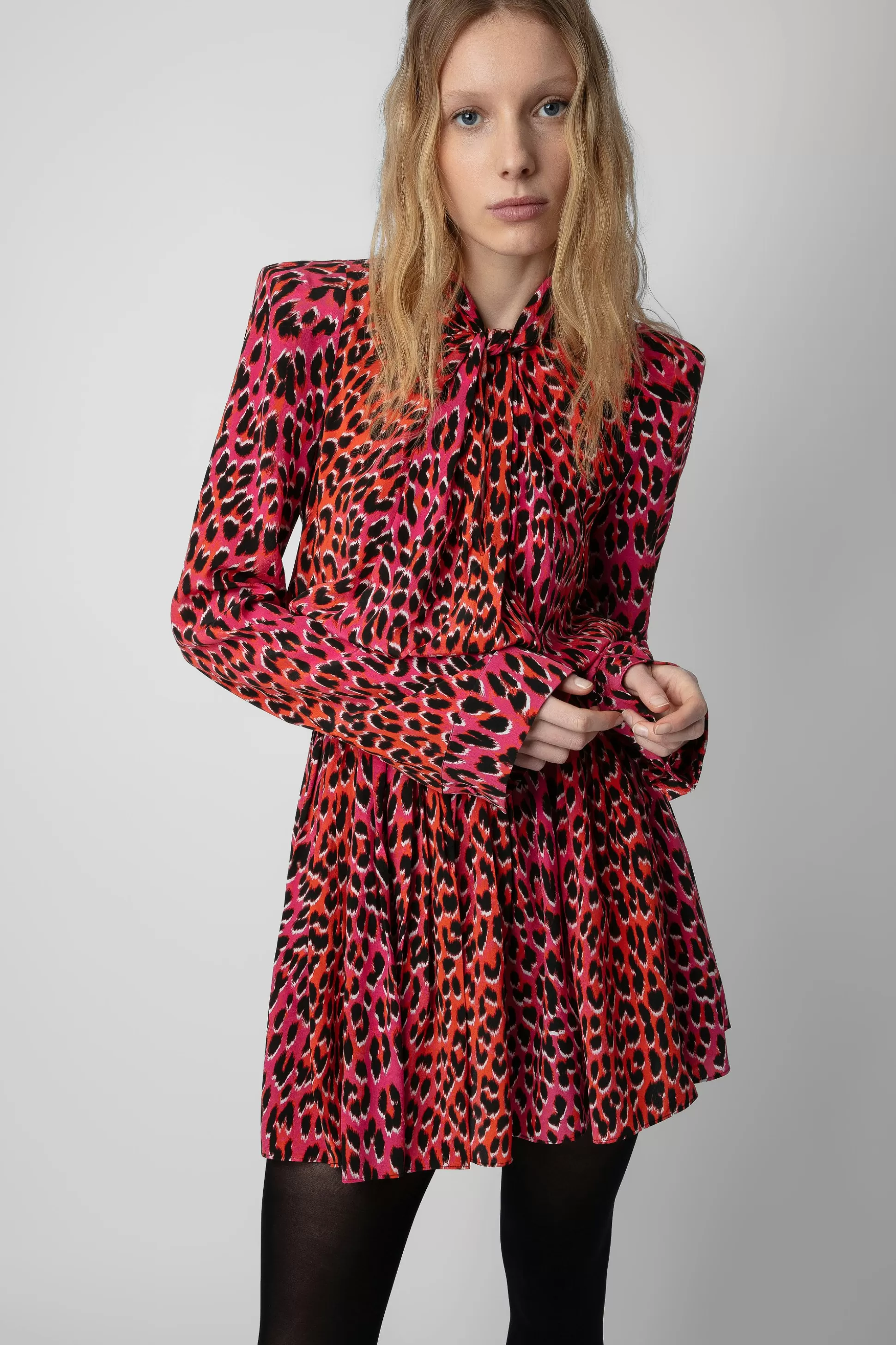 Femmes Zadig & Voltaire Robes Et Jupes^Robe En Soie Leopard Ryde