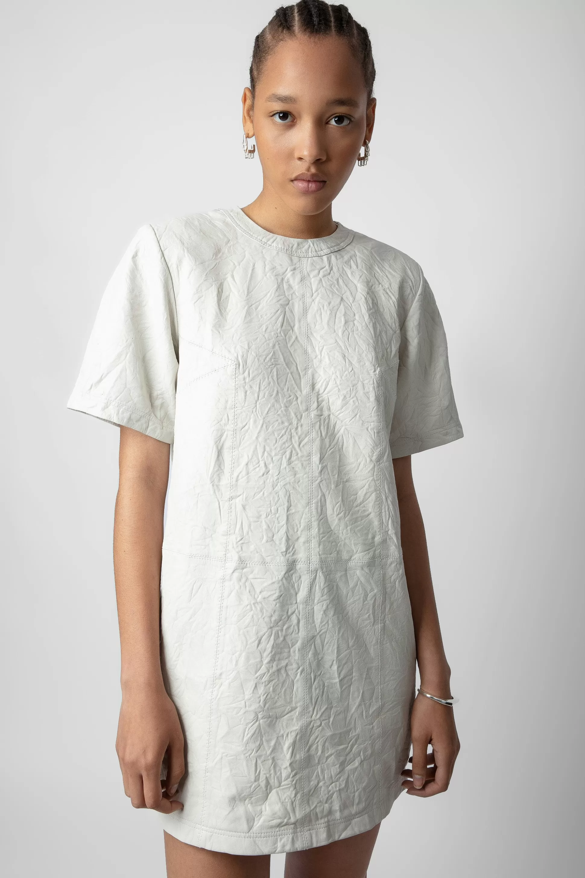 Femmes Zadig & Voltaire Robes Et Jupes^Robe Riddy En Cuir Froisse
