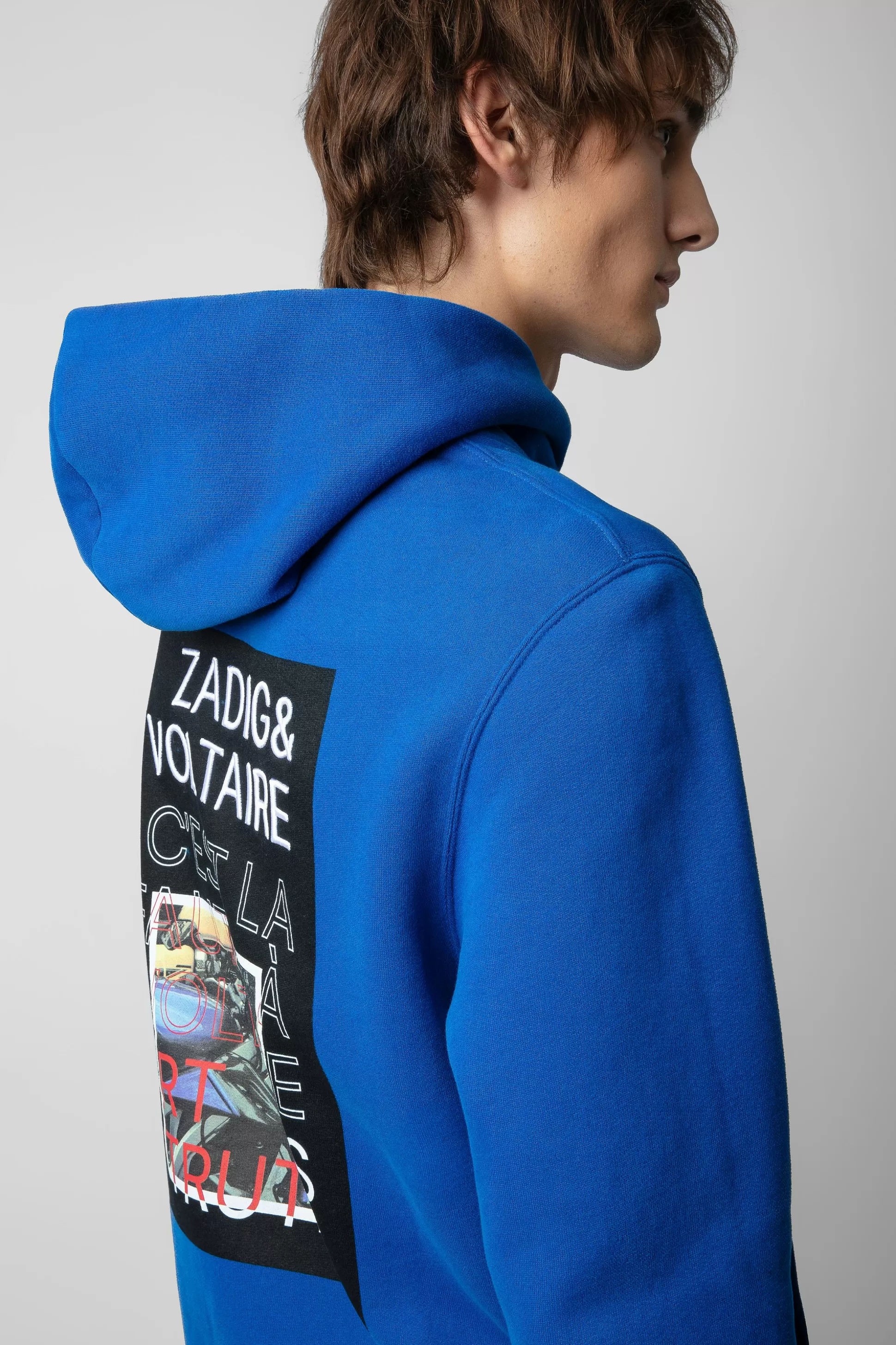 Hommes Zadig & Voltaire Sweat-Shirts^Sweat A Capuche A Imprime Photo Sanchi