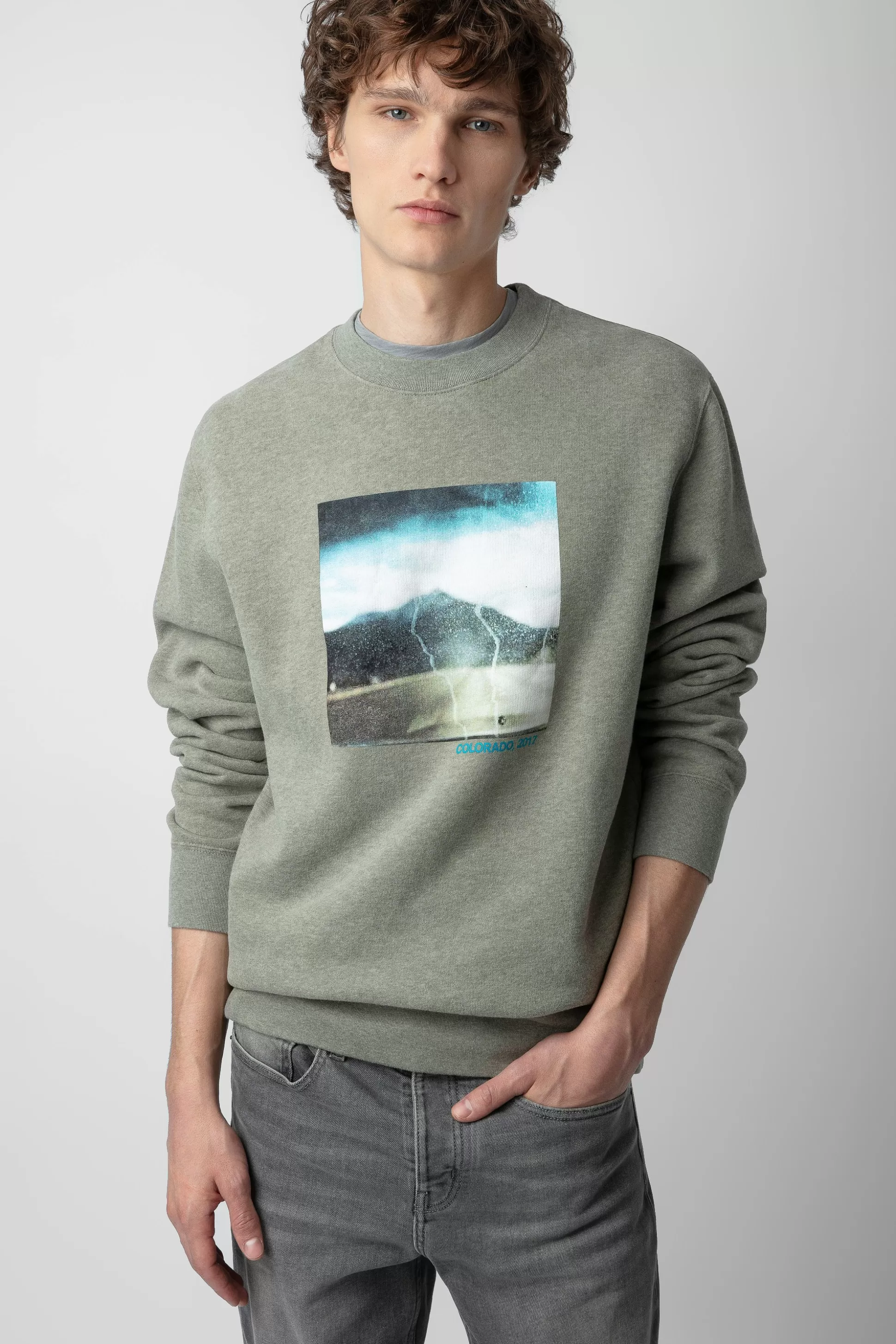 Hommes Zadig & Voltaire Sweat-Shirts^Sweat-Shirt A Imprime Photo Simba