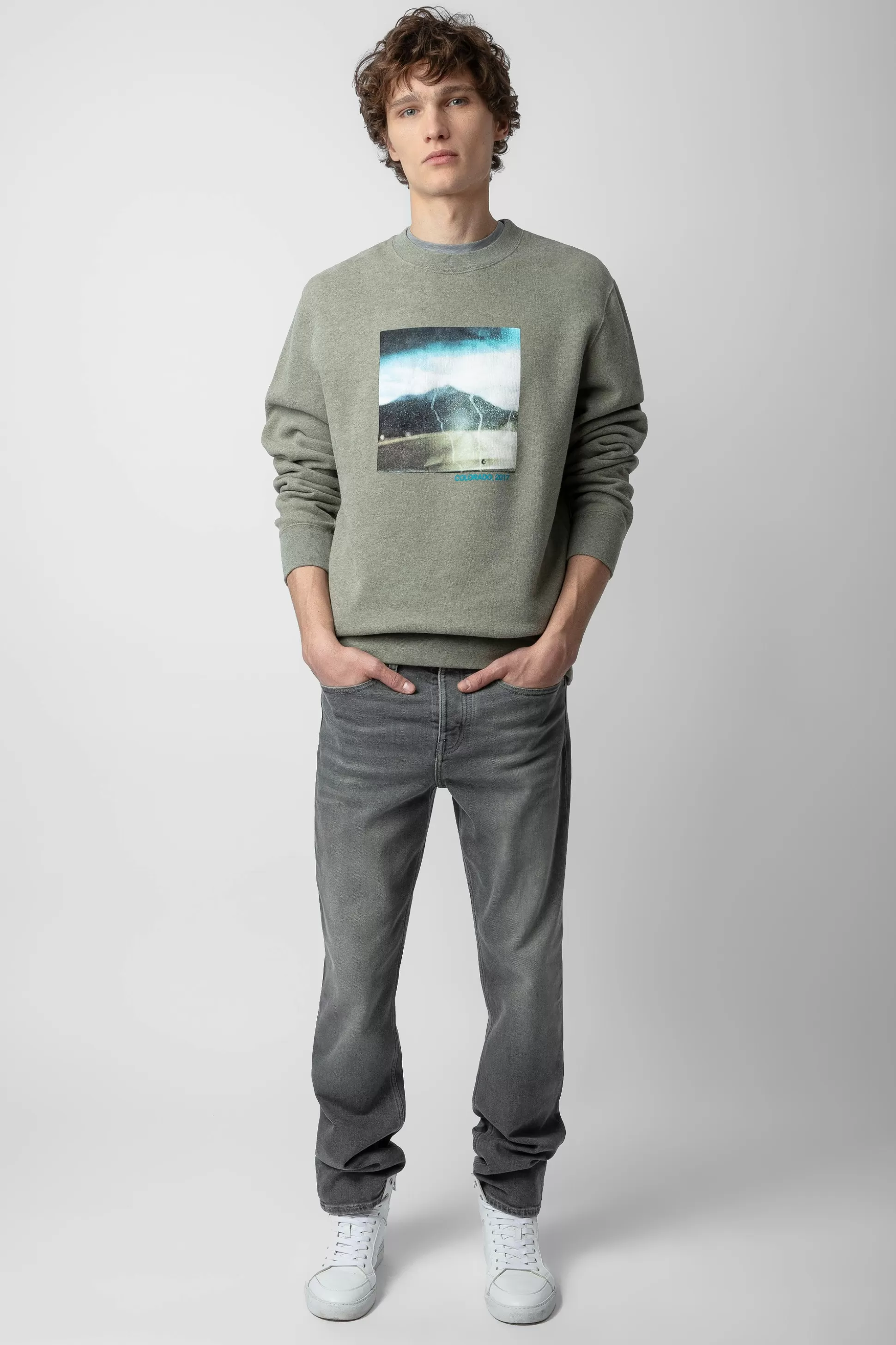 Hommes Zadig & Voltaire Sweat-Shirts^Sweat-Shirt A Imprime Photo Simba