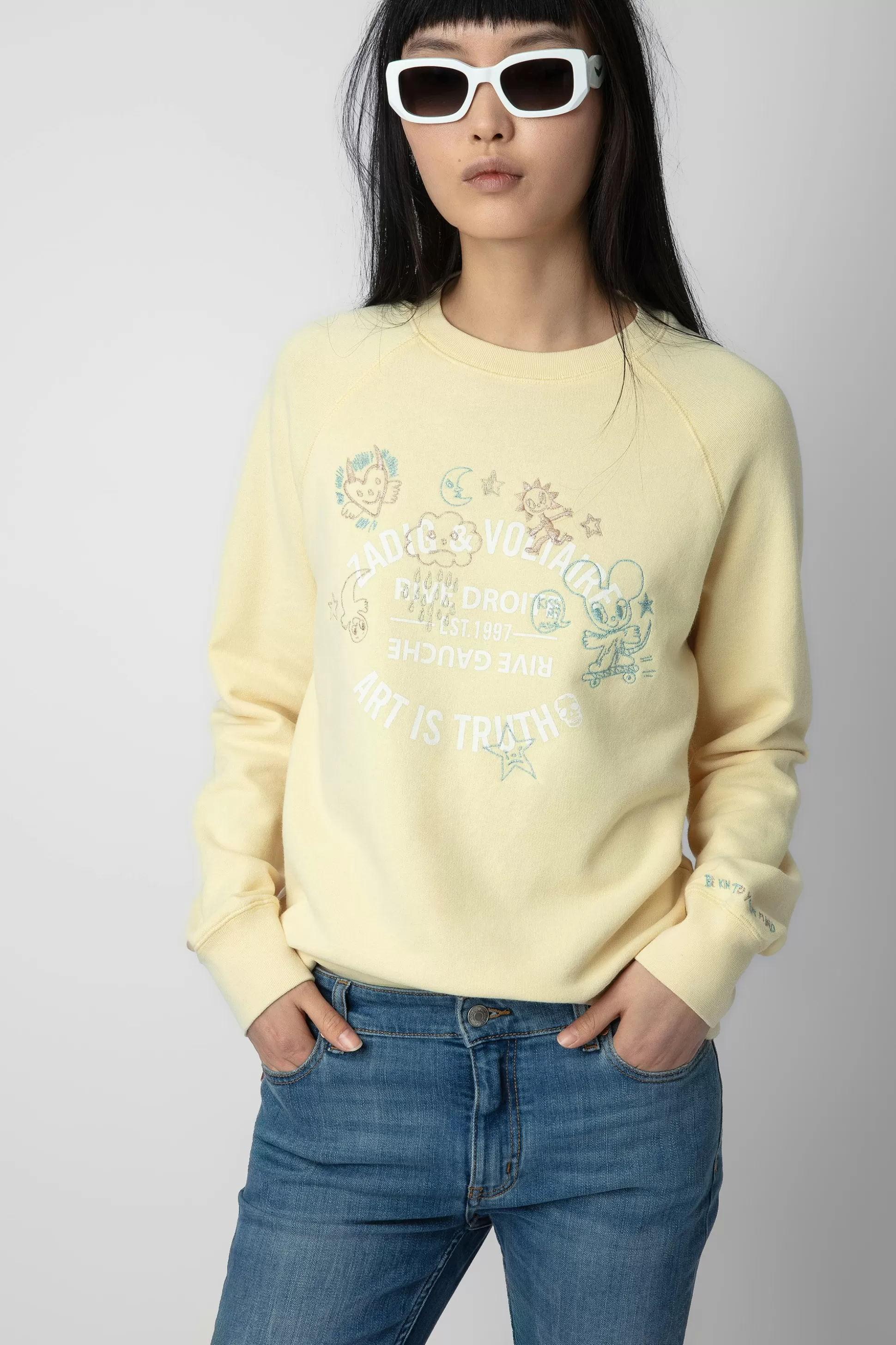 Femmes Zadig & Voltaire Sweat-Shirts^Sweat-Shirt Insigne Superieur