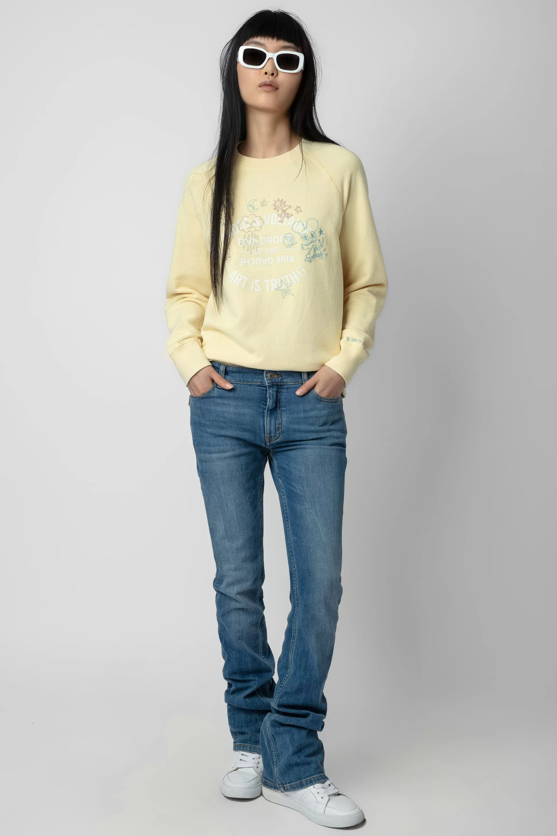 Femmes Zadig & Voltaire Sweat-Shirts^Sweat-Shirt Insigne Superieur
