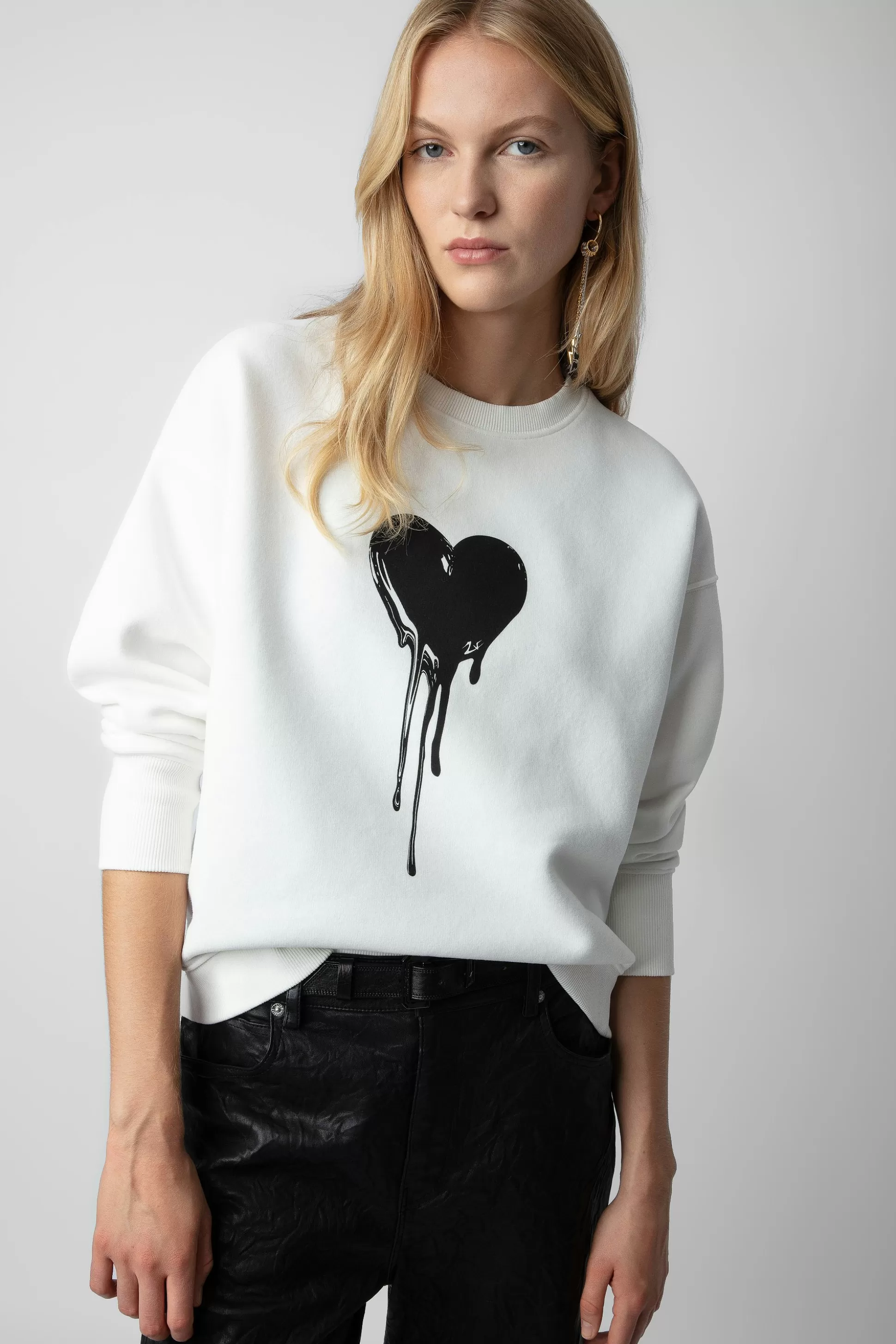 Femmes Zadig & Voltaire Sweat-Shirts^Sweat-Shirt Oscar Coeur