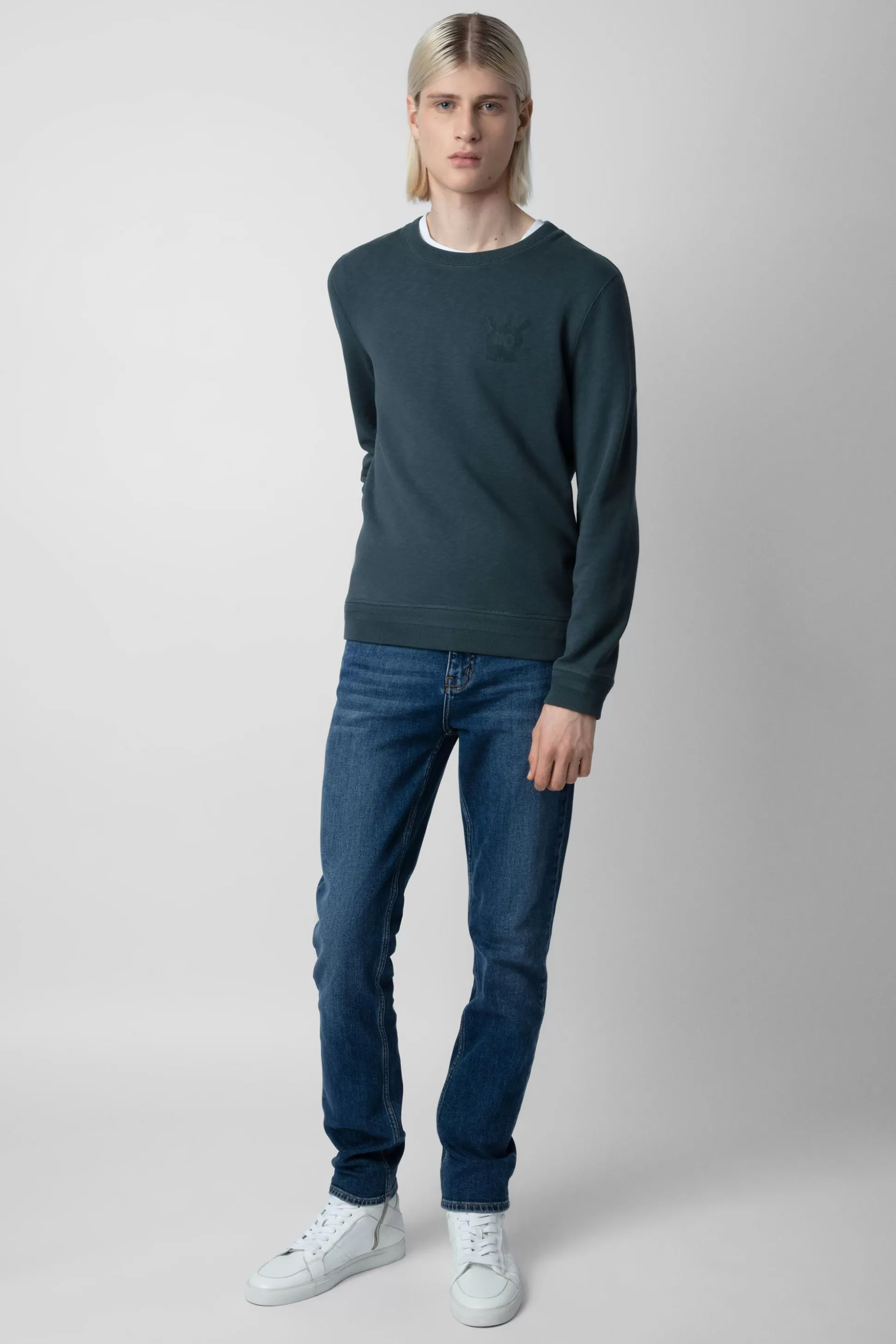 Hommes Zadig & Voltaire Sweat-Shirts^Sweat-Shirt Tete De Mort Pierreux