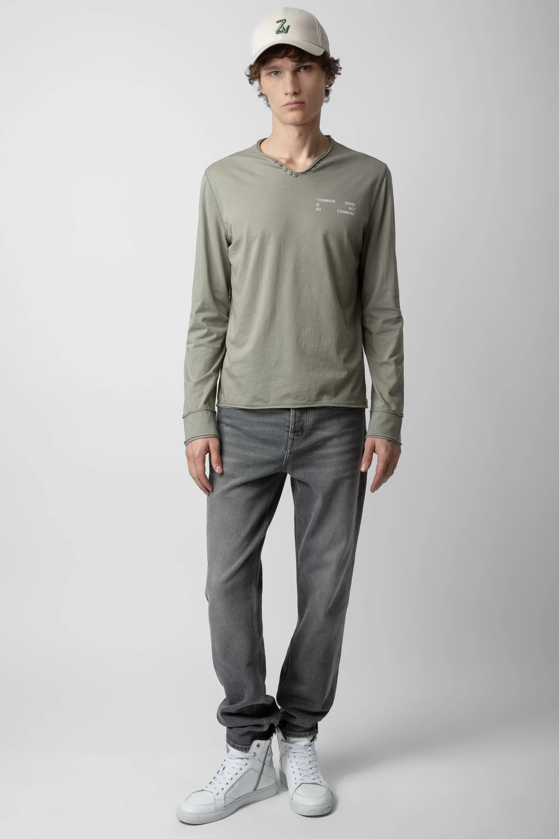 Hommes Zadig & Voltaire T-Shirts^T-Shirt A Imprime Photo Monastir