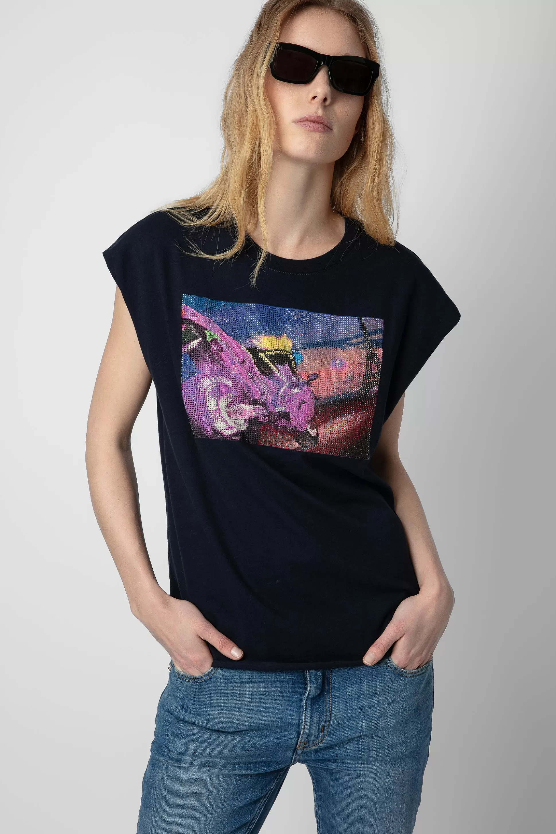 Femmes Zadig & Voltaire T-Shirts^T-Shirt Cecilia Lune