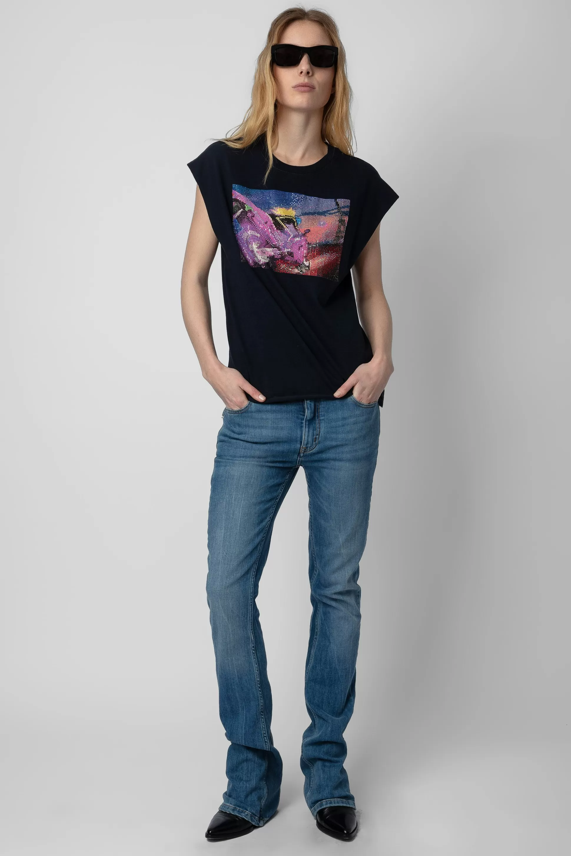 Femmes Zadig & Voltaire T-Shirts^T-Shirt Cecilia Lune