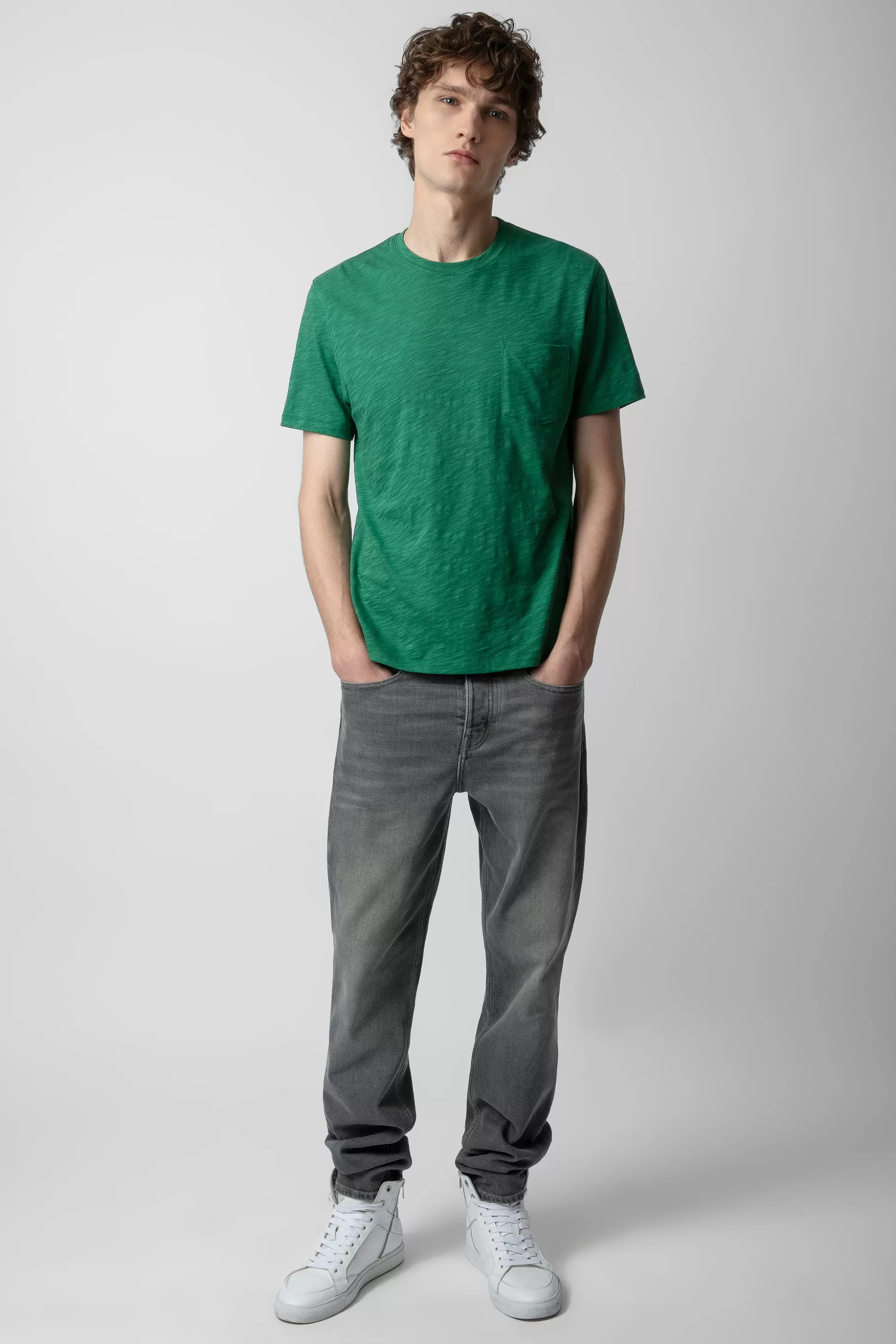 Hommes Zadig & Voltaire T-Shirts^T-Shirt Flamme Stockholm