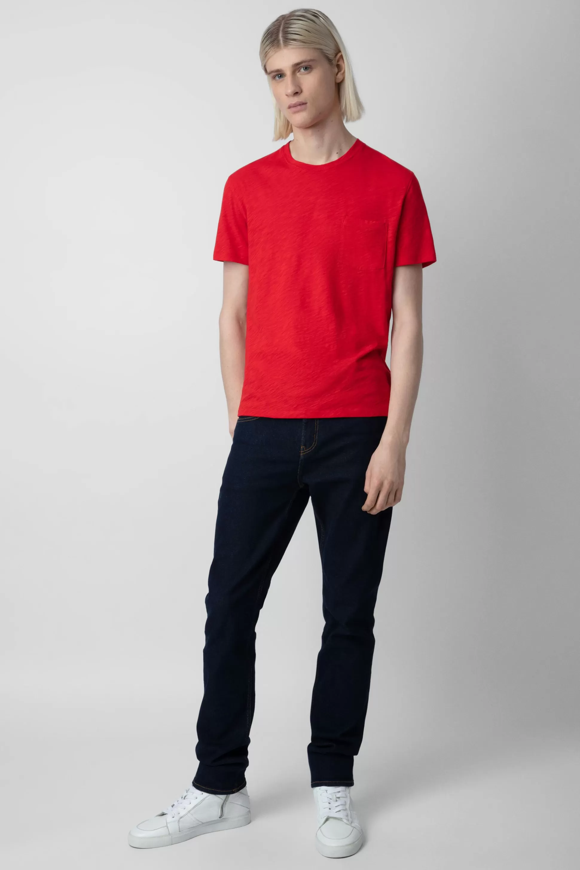 Hommes Zadig & Voltaire T-Shirts^T-Shirt Flamme Stockholm