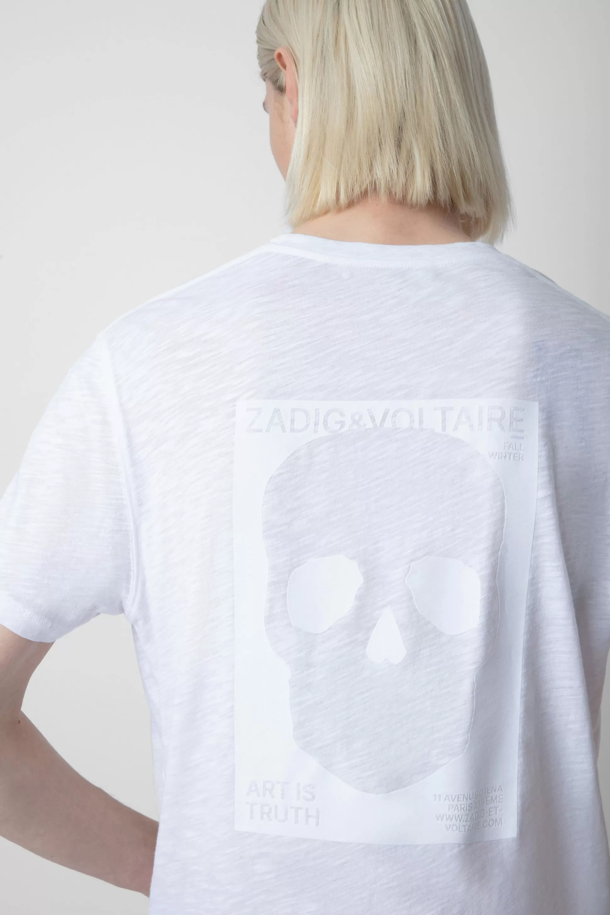 Hommes Zadig & Voltaire T-Shirts^T-Shirt Flamme Stockholm