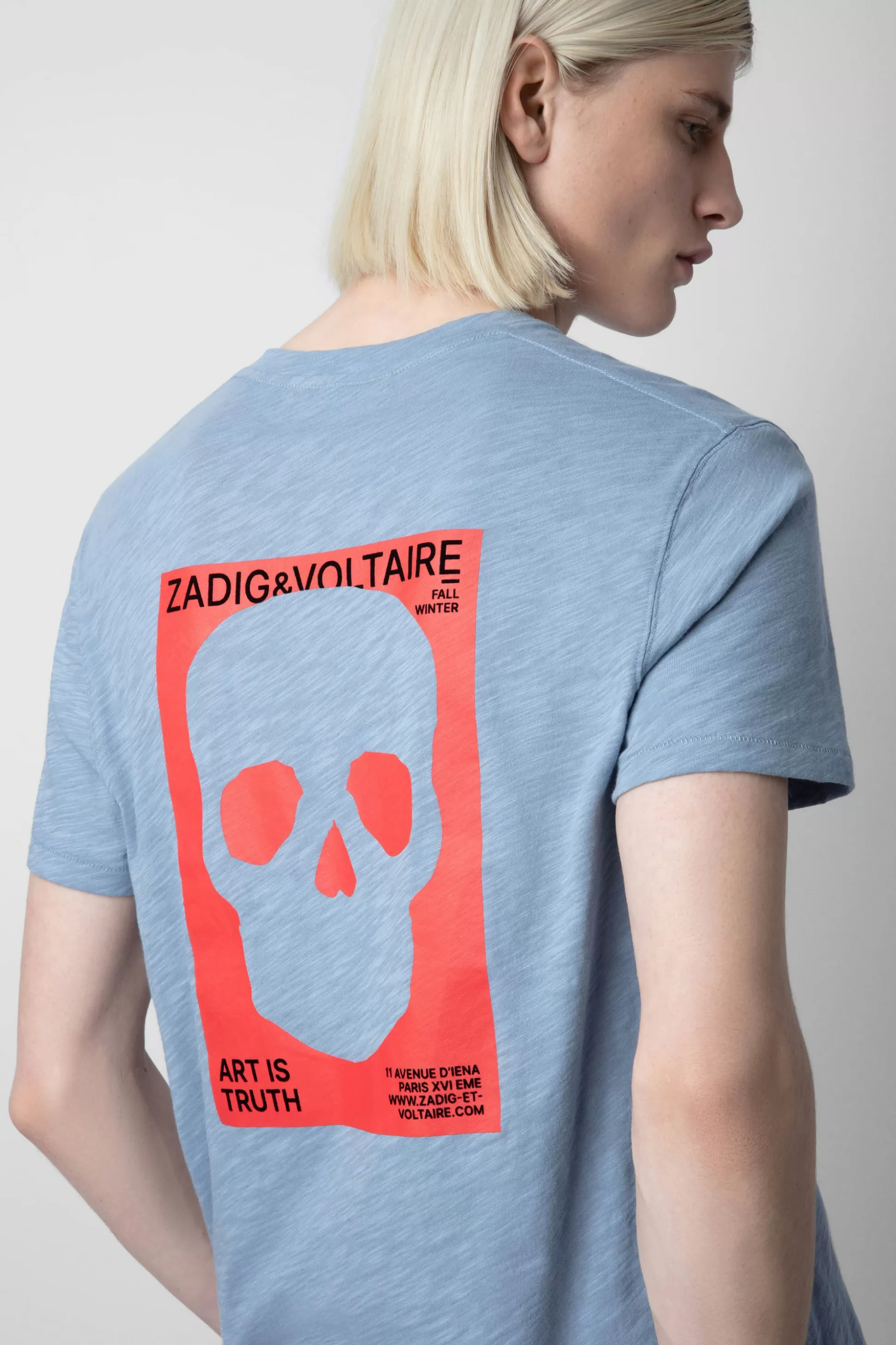 Hommes Zadig & Voltaire T-Shirts^T-Shirt Flamme Stockholm