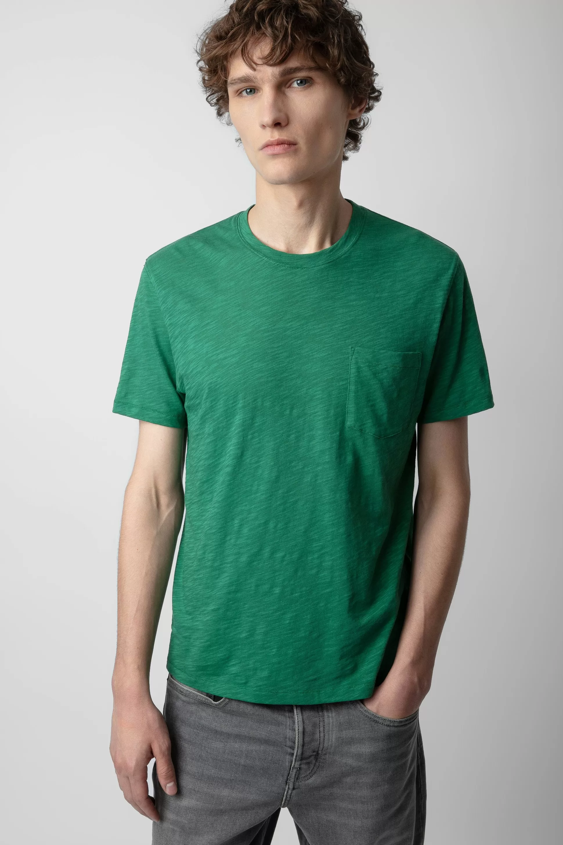 Hommes Zadig & Voltaire T-Shirts^T-Shirt Flamme Stockholm