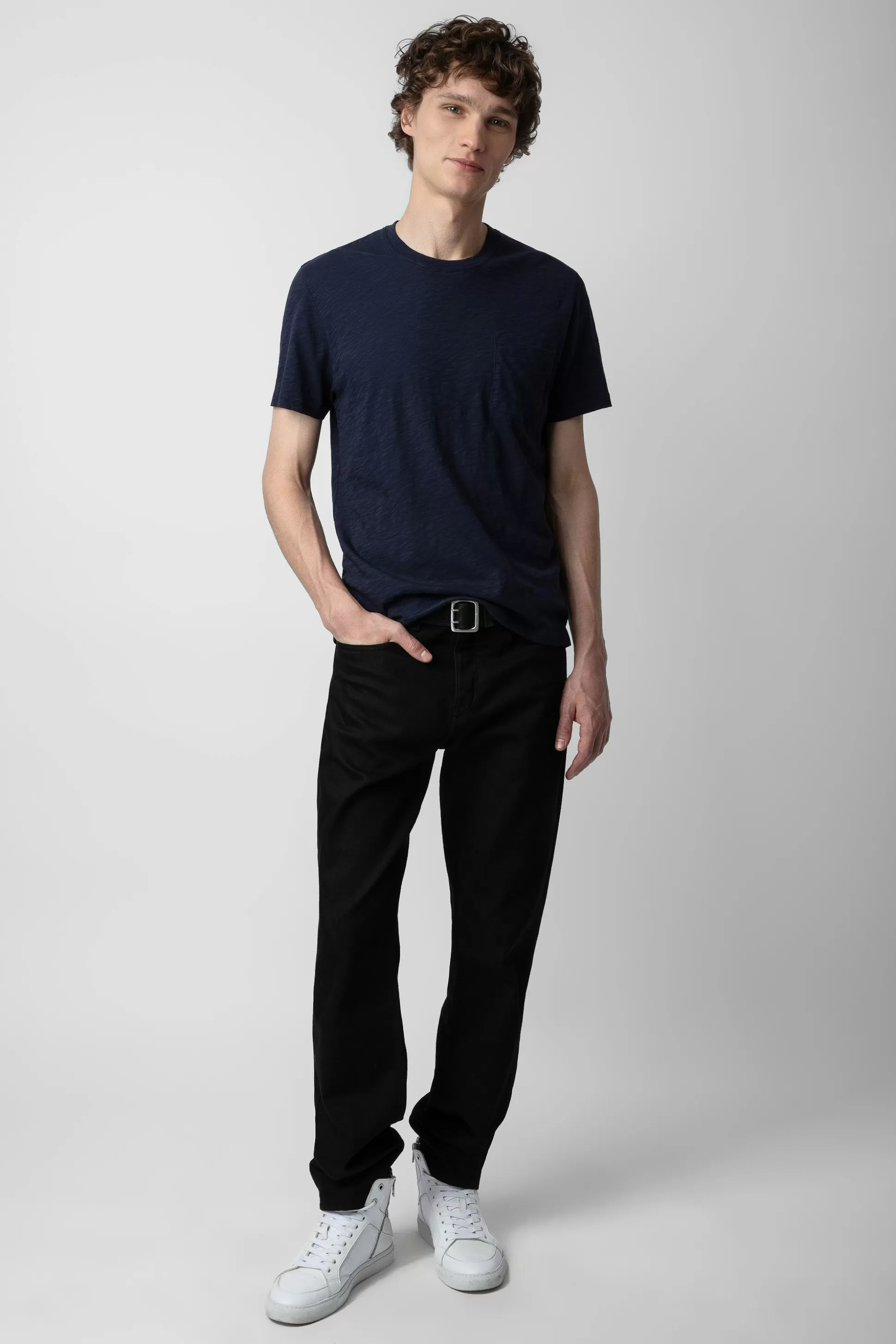 Hommes Zadig & Voltaire T-Shirts^T-Shirt Flamme Stockholm