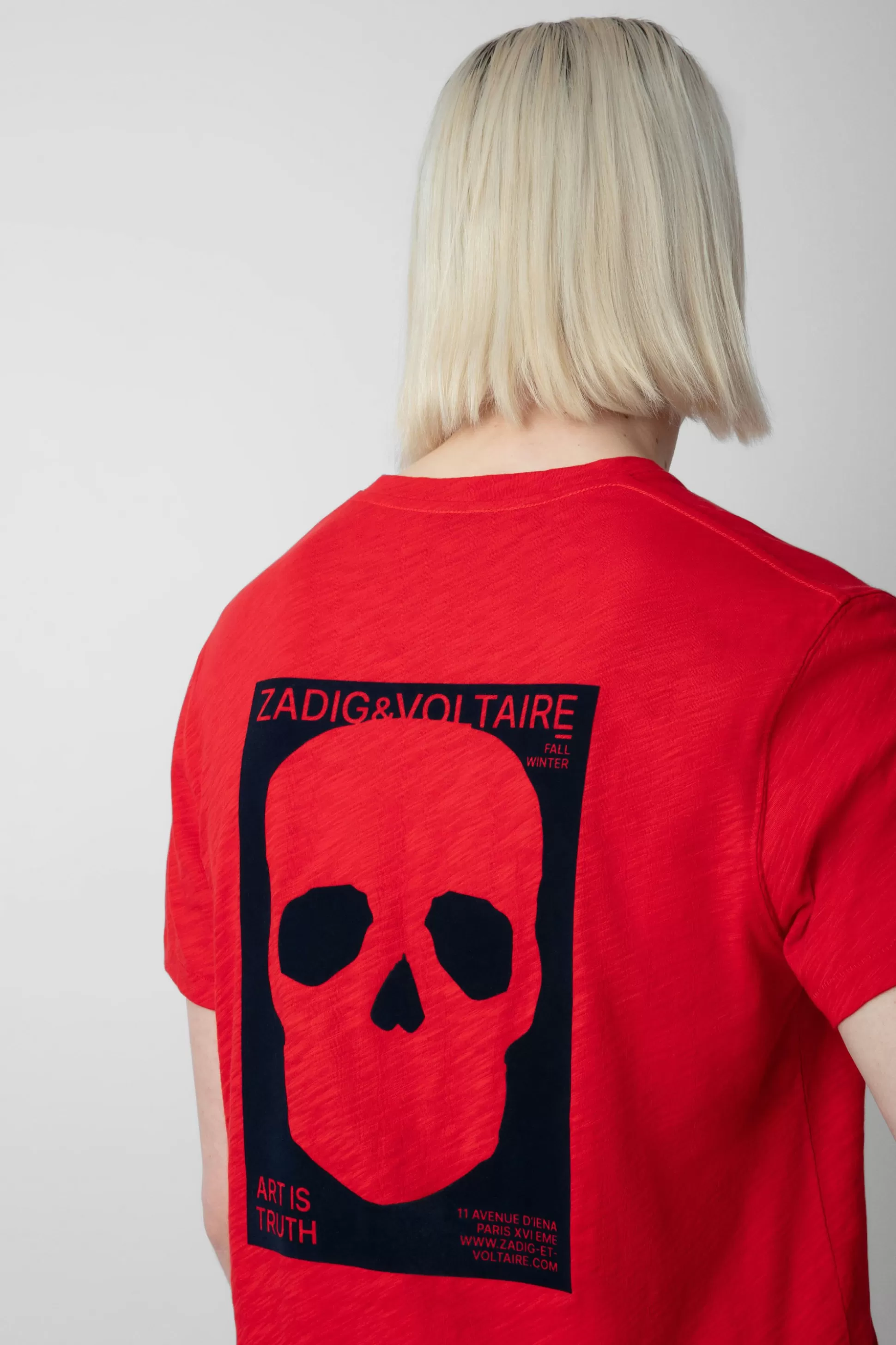 Hommes Zadig & Voltaire T-Shirts^T-Shirt Flamme Stockholm