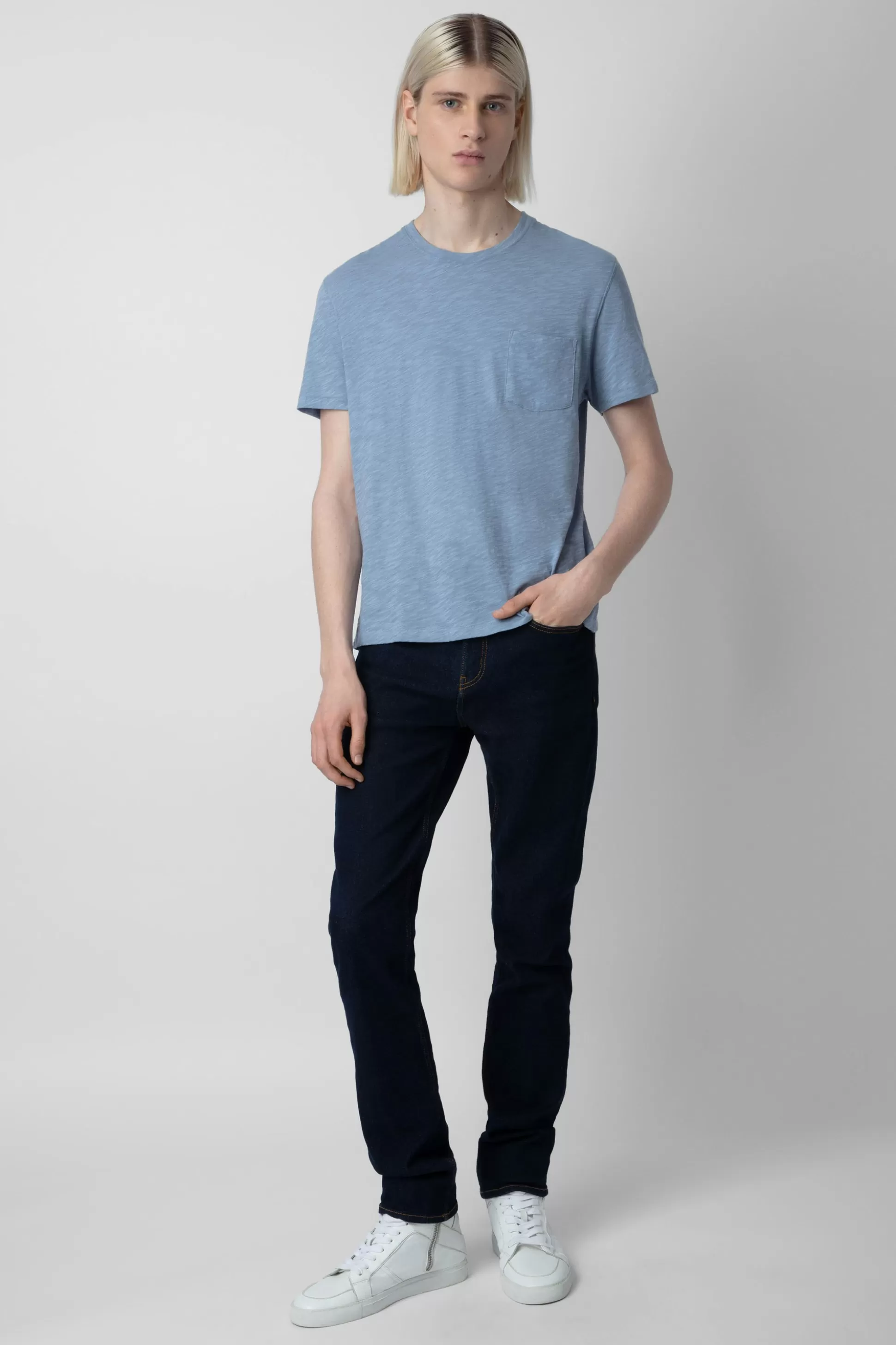 Hommes Zadig & Voltaire T-Shirts^T-Shirt Flamme Stockholm