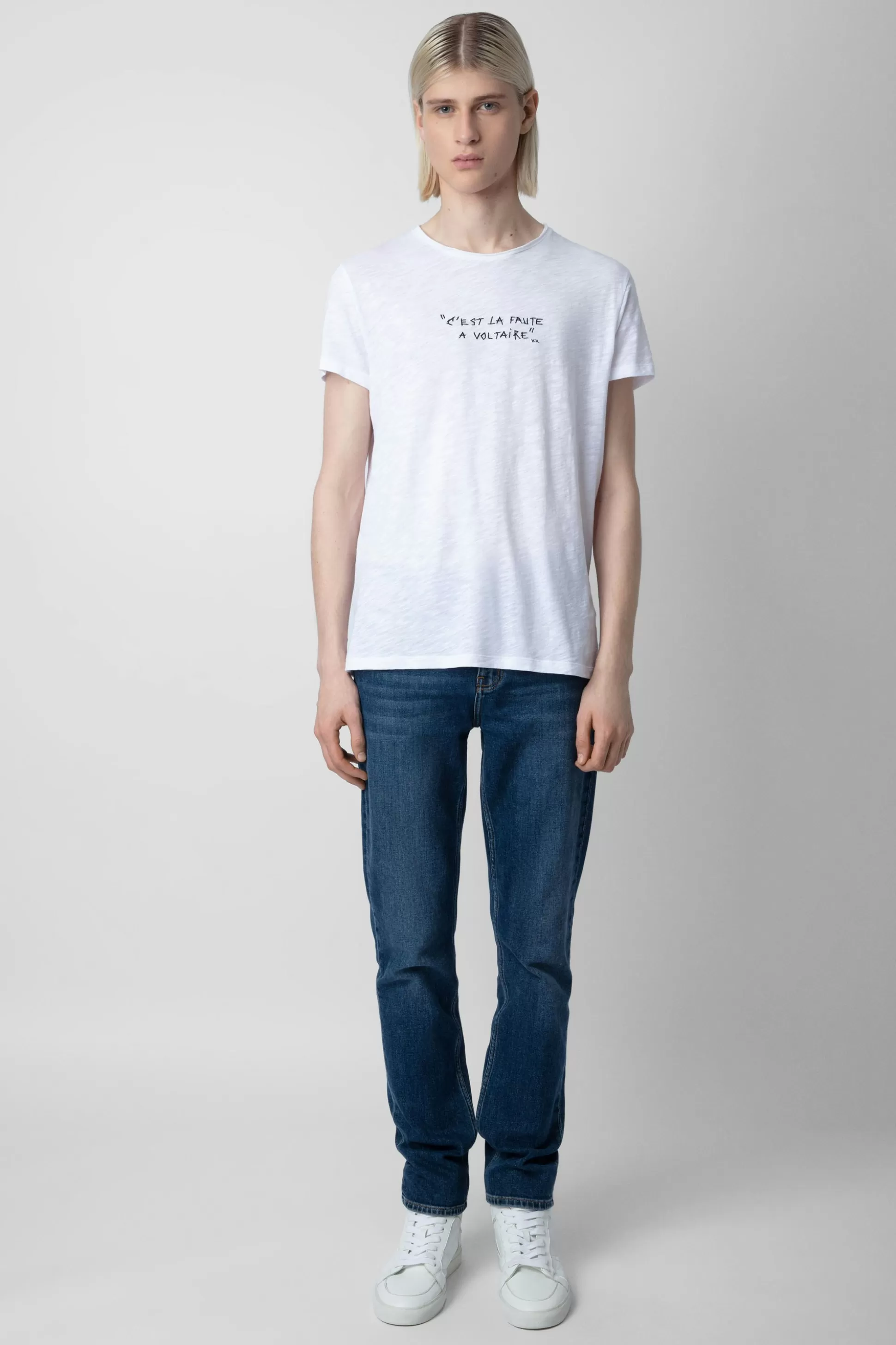 Hommes Zadig & Voltaire T-Shirts^T-Shirt Flamme Toby