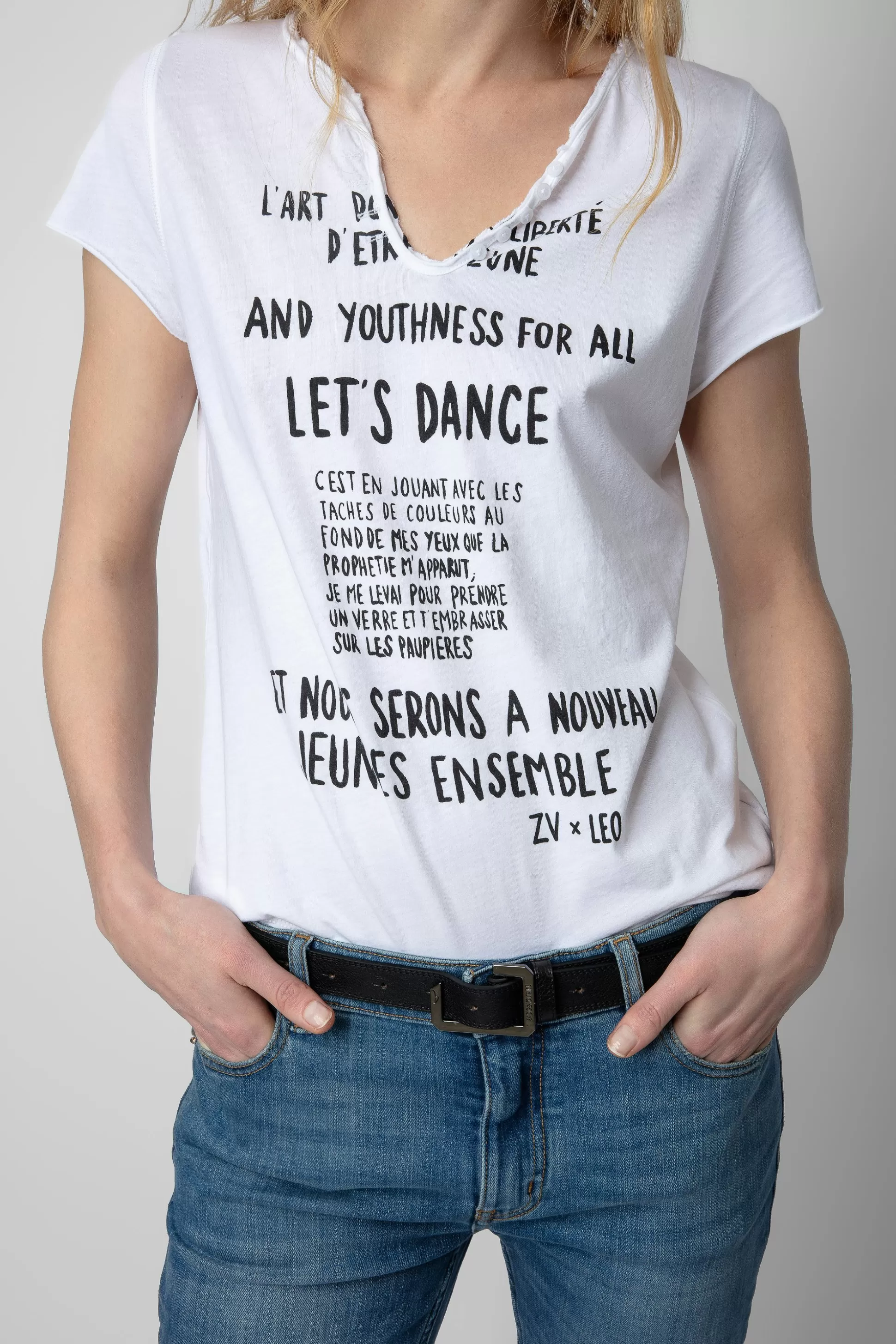 Femmes Zadig & Voltaire T-Shirts^T-Shirt Henley