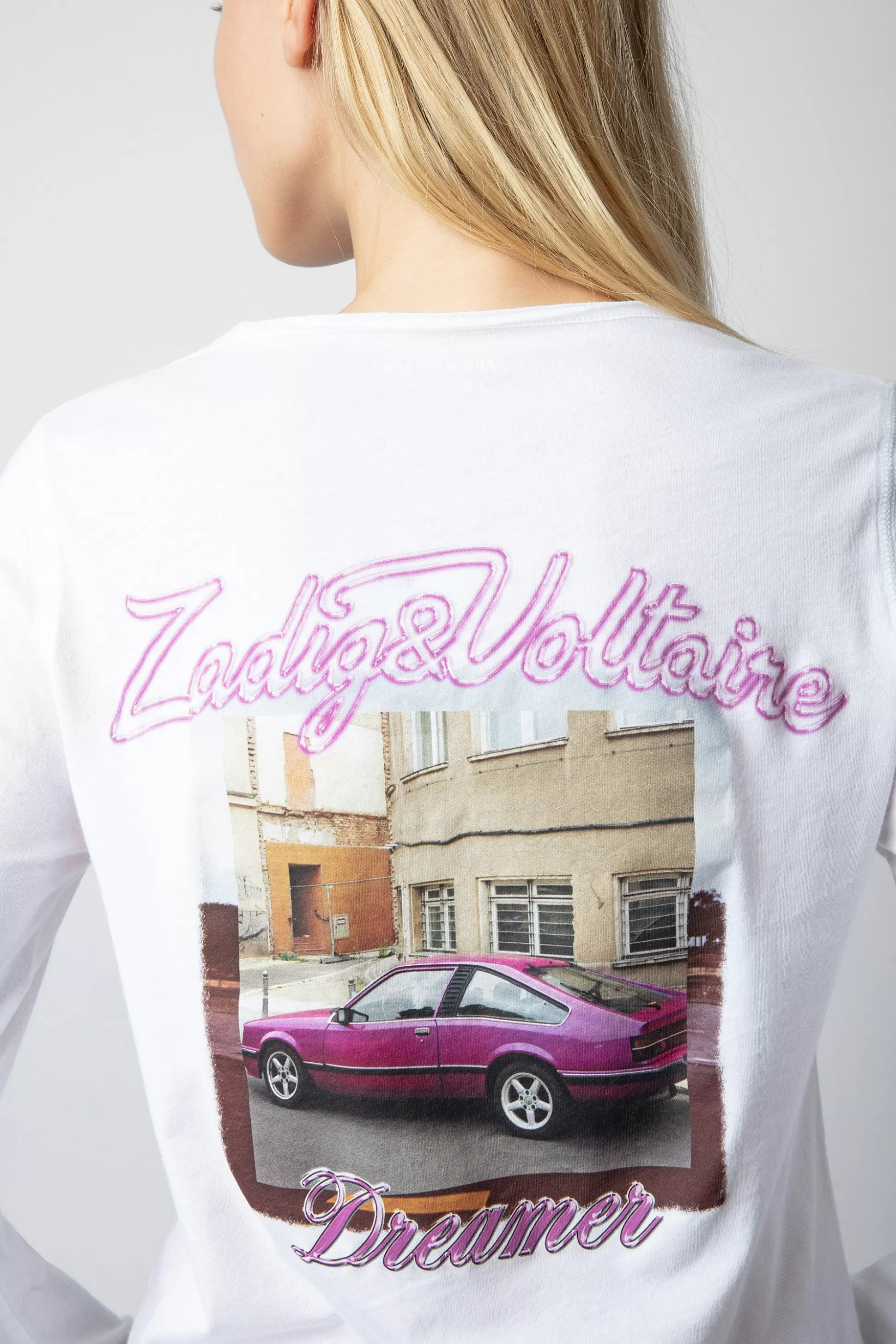 Femmes Zadig & Voltaire T-Shirts^T-Shirt Henley A Imprime Photo