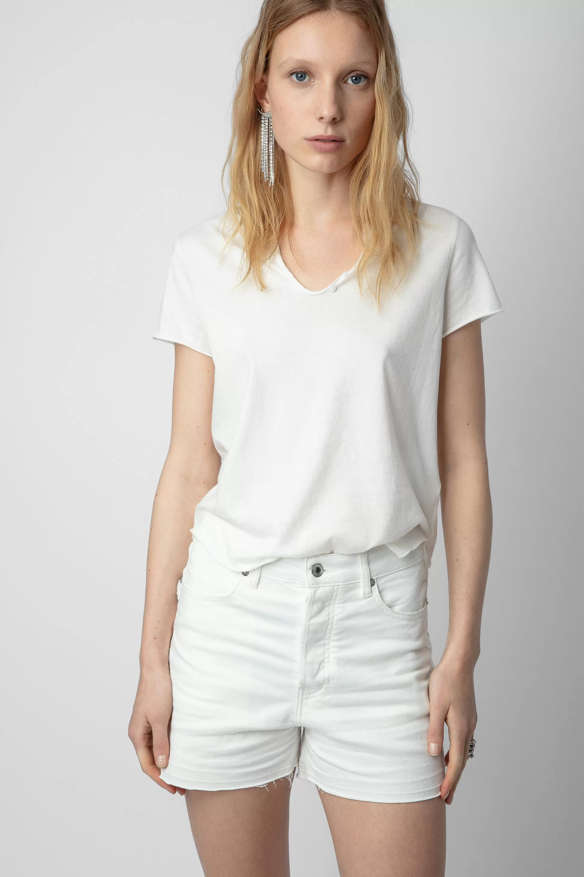 Femmes Zadig & Voltaire T-Shirts^T-Shirt Henley Ailes
