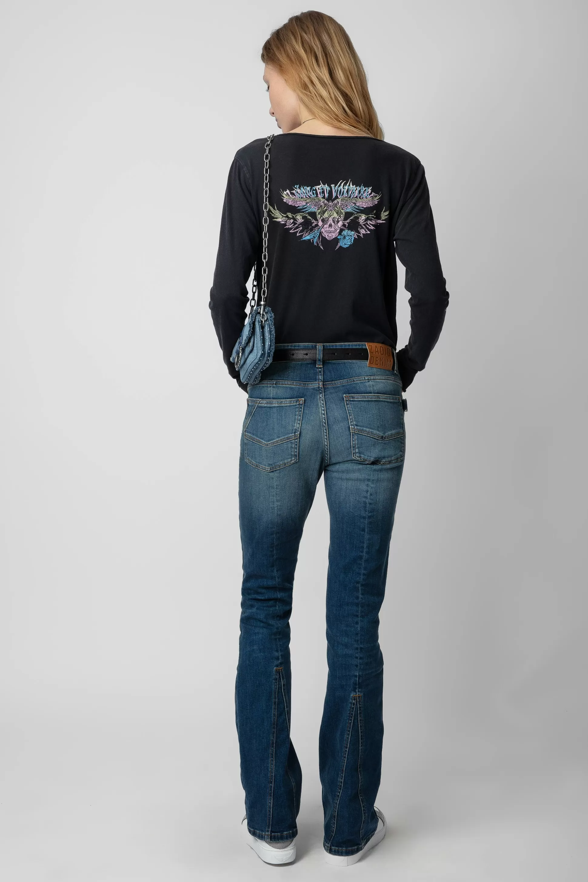 Femmes Zadig & Voltaire T-Shirts^T-Shirt Henley Ailes De Concert